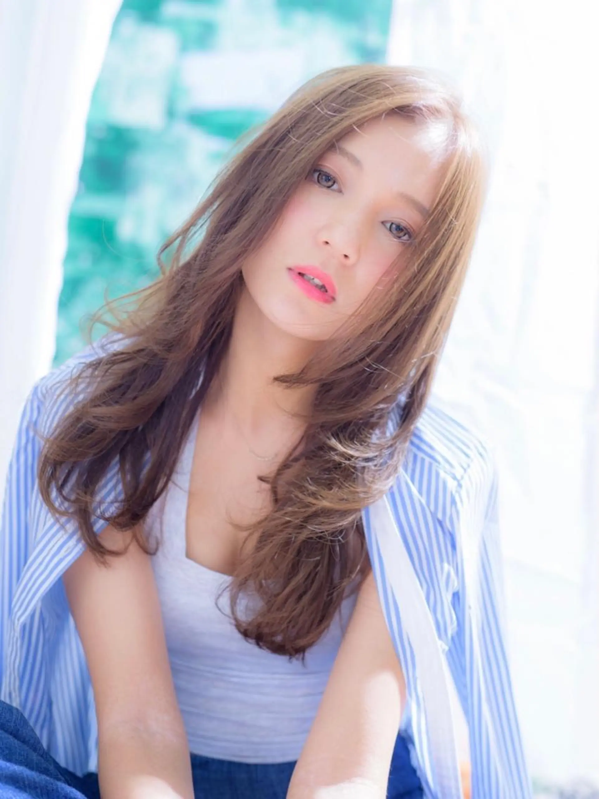 ロング カラー オーガニックカラー 小顔カット トリートメント 酸熱トリートメント/ 髪質改善🌟玉井香奈のヘアスタイル