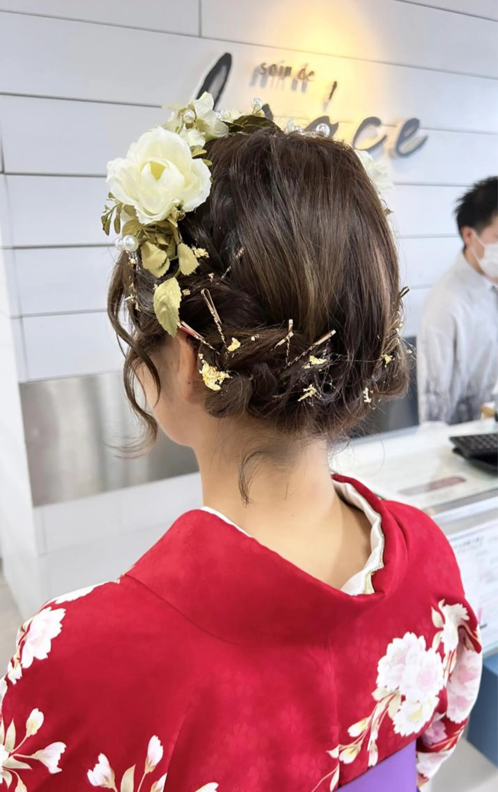 ショート 卒業式のヘアスタイル ヘアセット 🫧艶髪カラー🫧 森本くるみのヘアスタイル