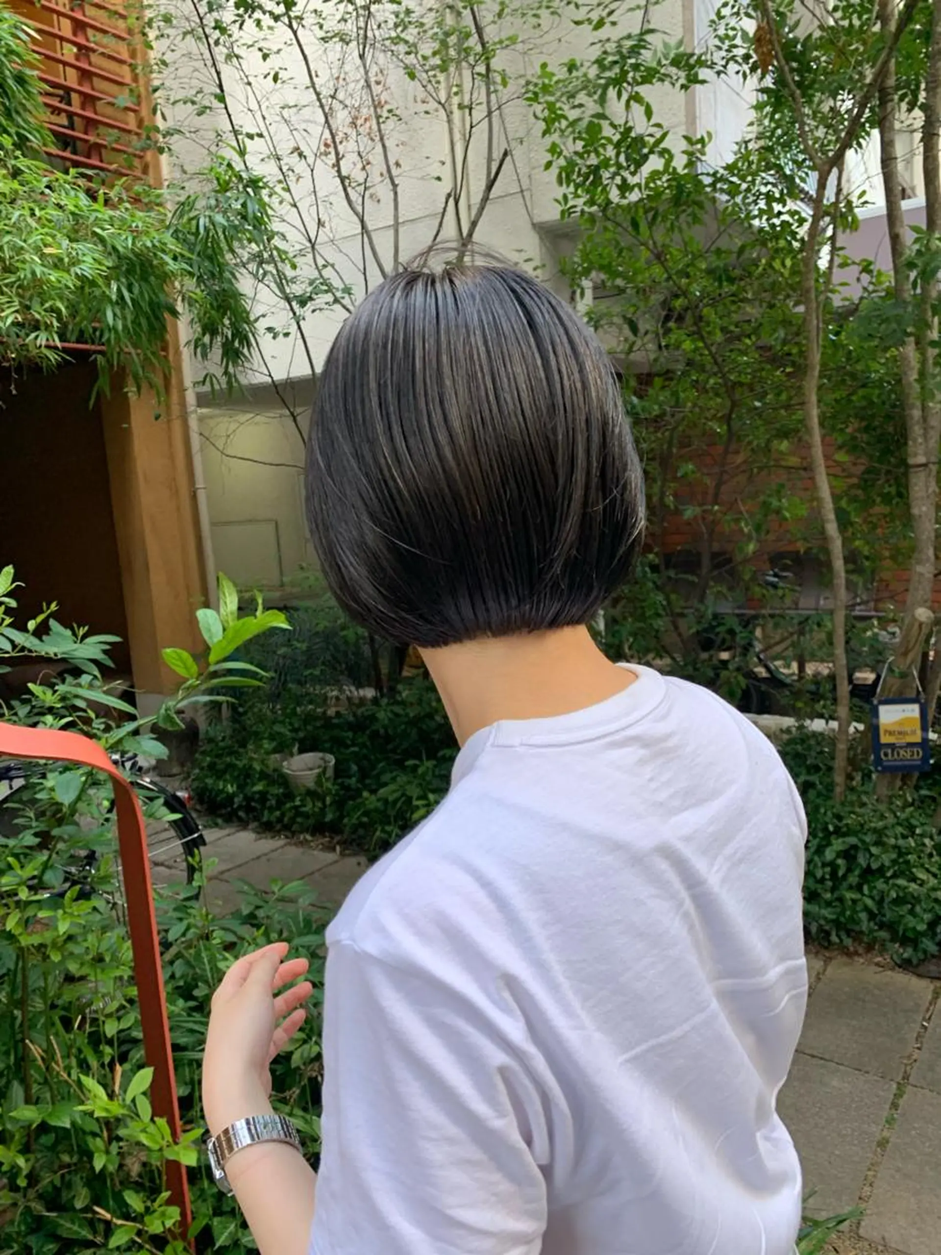 ショート カラー ボブ カット ヘアカラー トリートメント パーマ/ボブ/ 神戸/豊浦翔太のヘアスタイル