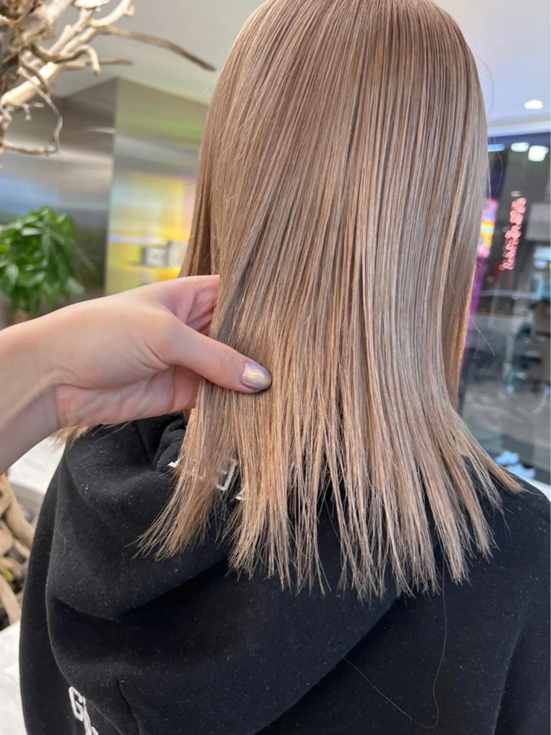 セミロング カラー ヘアカラー mai🤍縮毛酸性ス トレート/アイリストのヘアスタイル