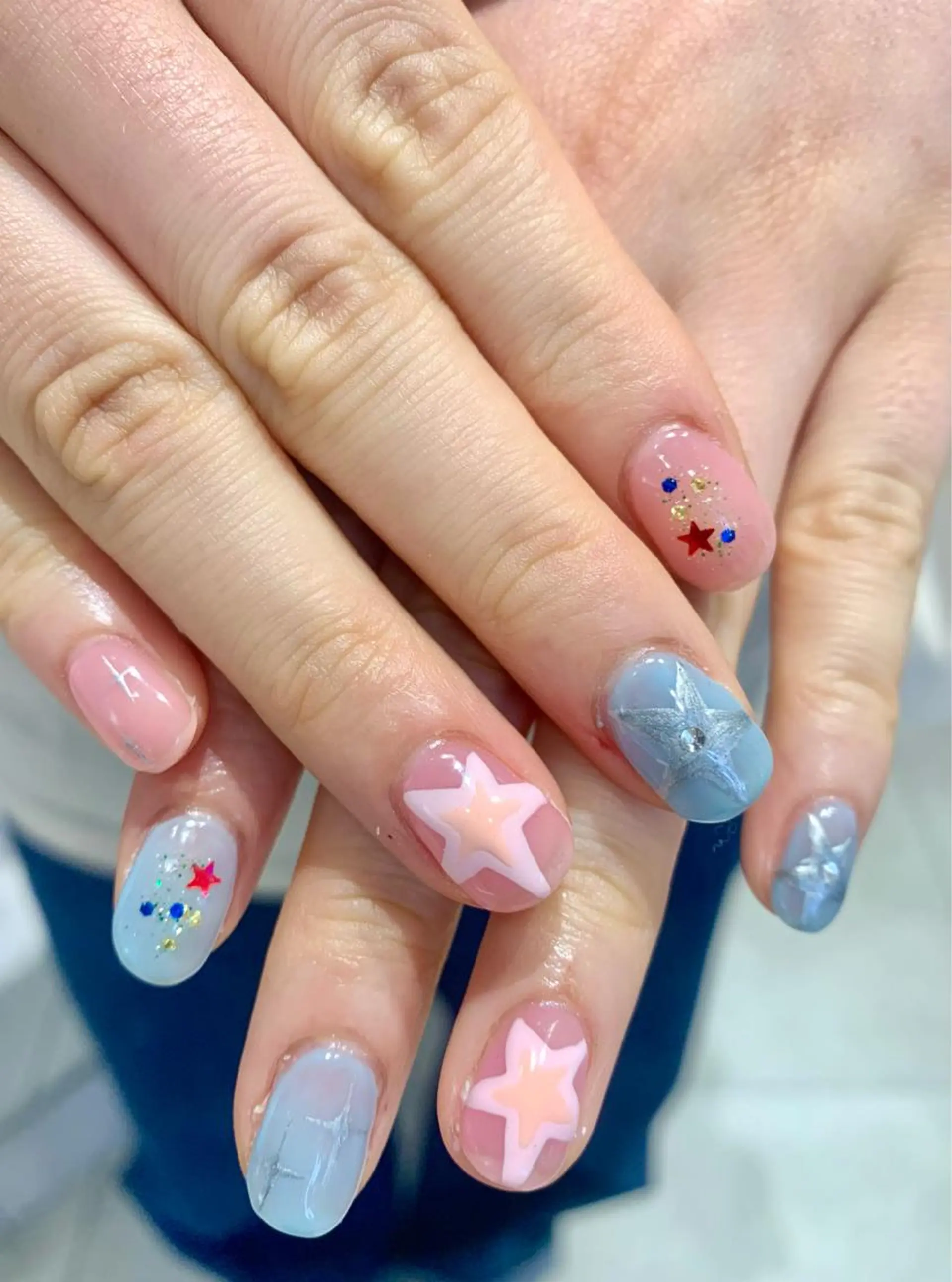 ネイル アートネイル ジェルネイル パラジェル パステルネイル シンプルネイル ハンドネイル Kureha/ネイル トレンドヘアのヘアスタイル