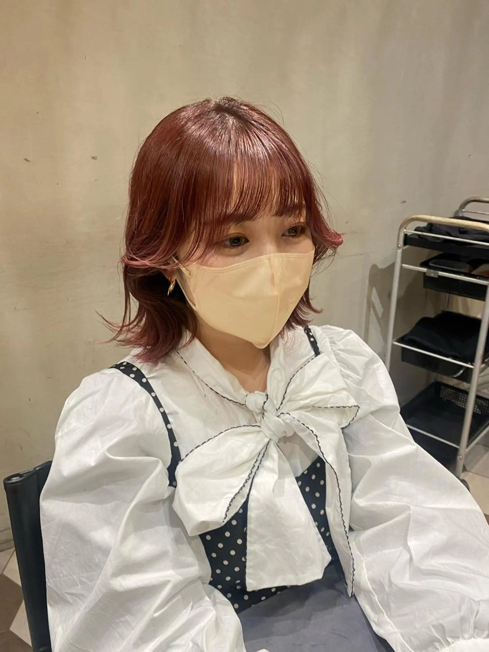 ミディアム 髪質改善韓国レイヤー SHIORI🦋のヘアスタイル