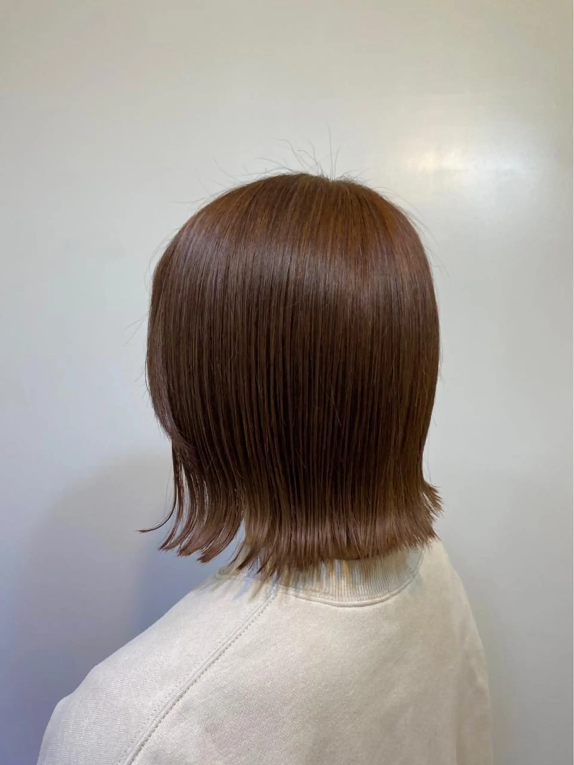 ショート カラー パーマ ヘアアレンジ 厚地 伽寧のヘアスタイル