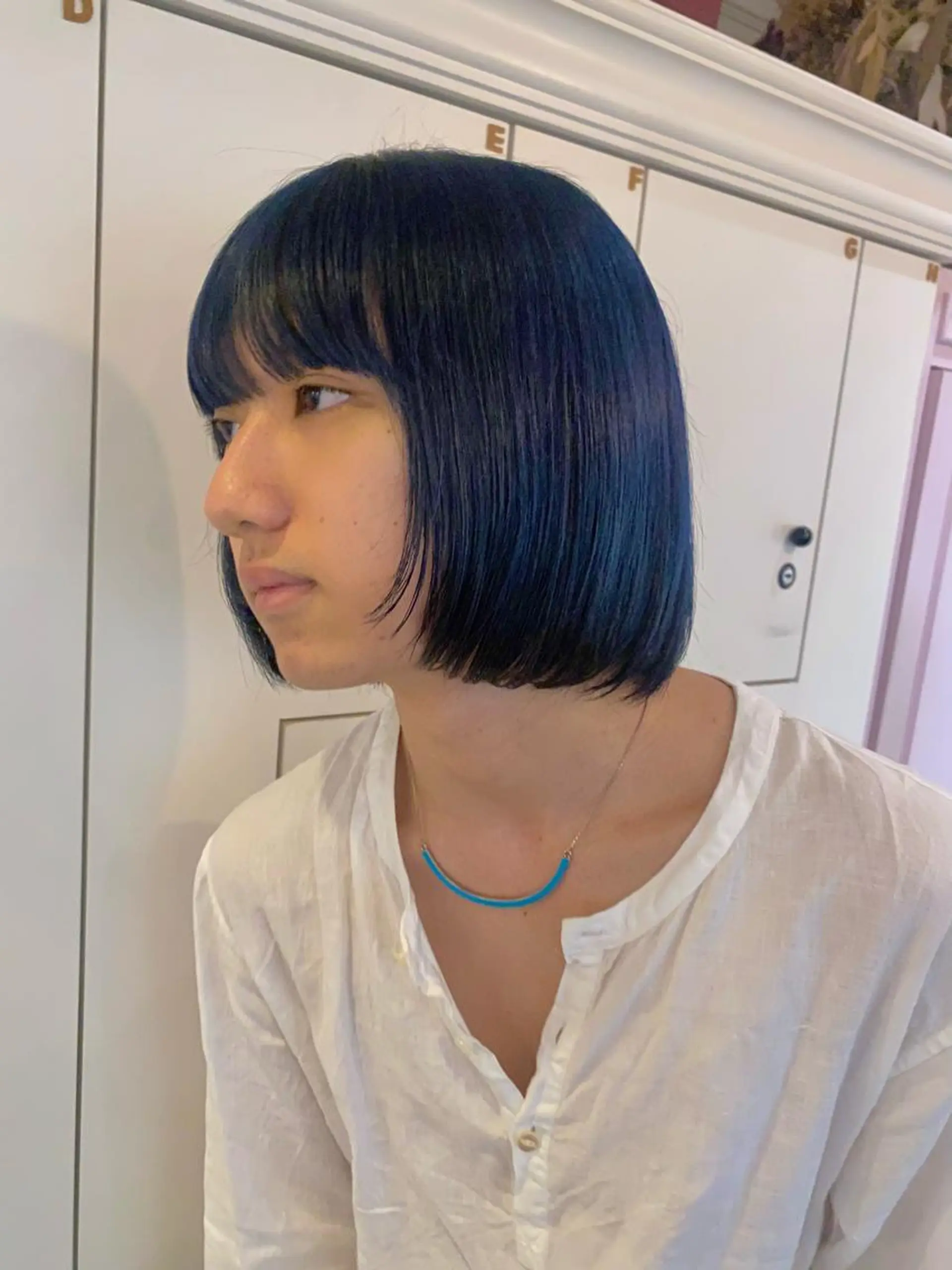 ショート カラー メンズ カット ヘアカラー トリートメント 梅田ハイトーン チダ ヒナノのヘアスタイル