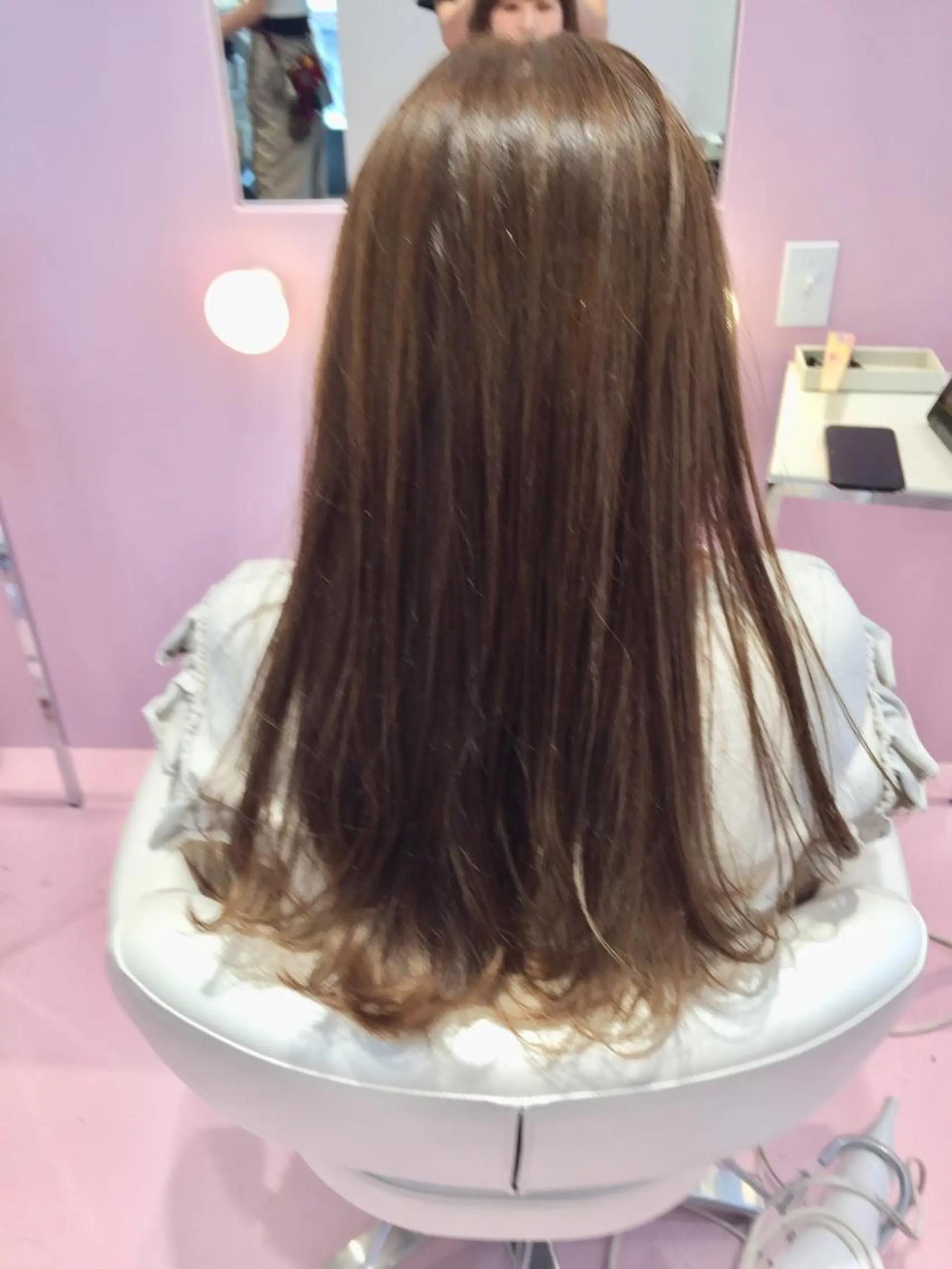 セミロング アッシュ カット ヘアカラー トリートメント 所渉/韓国レイヤー /ウルフカットのヘアスタイル