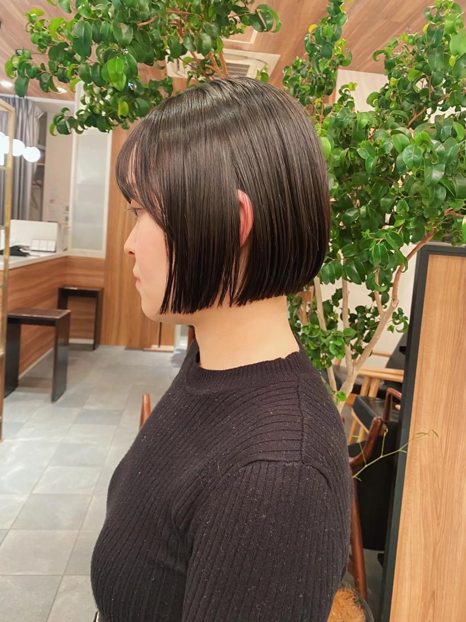 ショート カラー パーマ ボブ TYCHE GINZA所属・🍃服部 雅哉🍃銀座◎のヘアスタイル