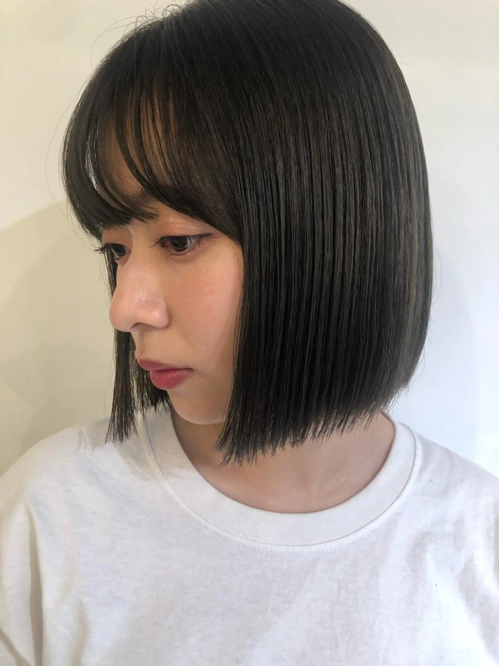 カラー ブリーチカラー🎀 韓国風/寺門美優のヘアスタイル