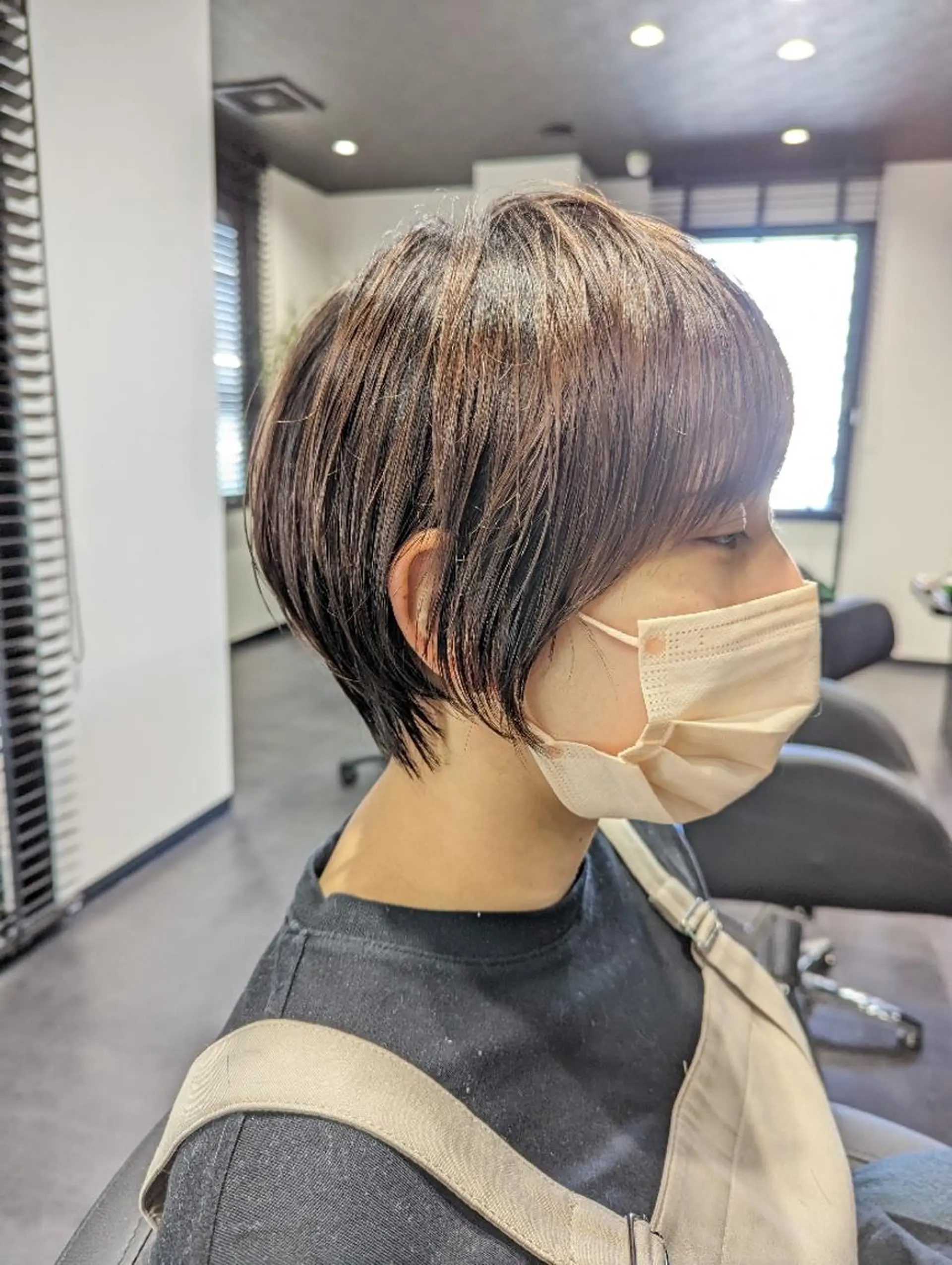 ショート カラー パーマ 久保田 優作のヘアスタイル