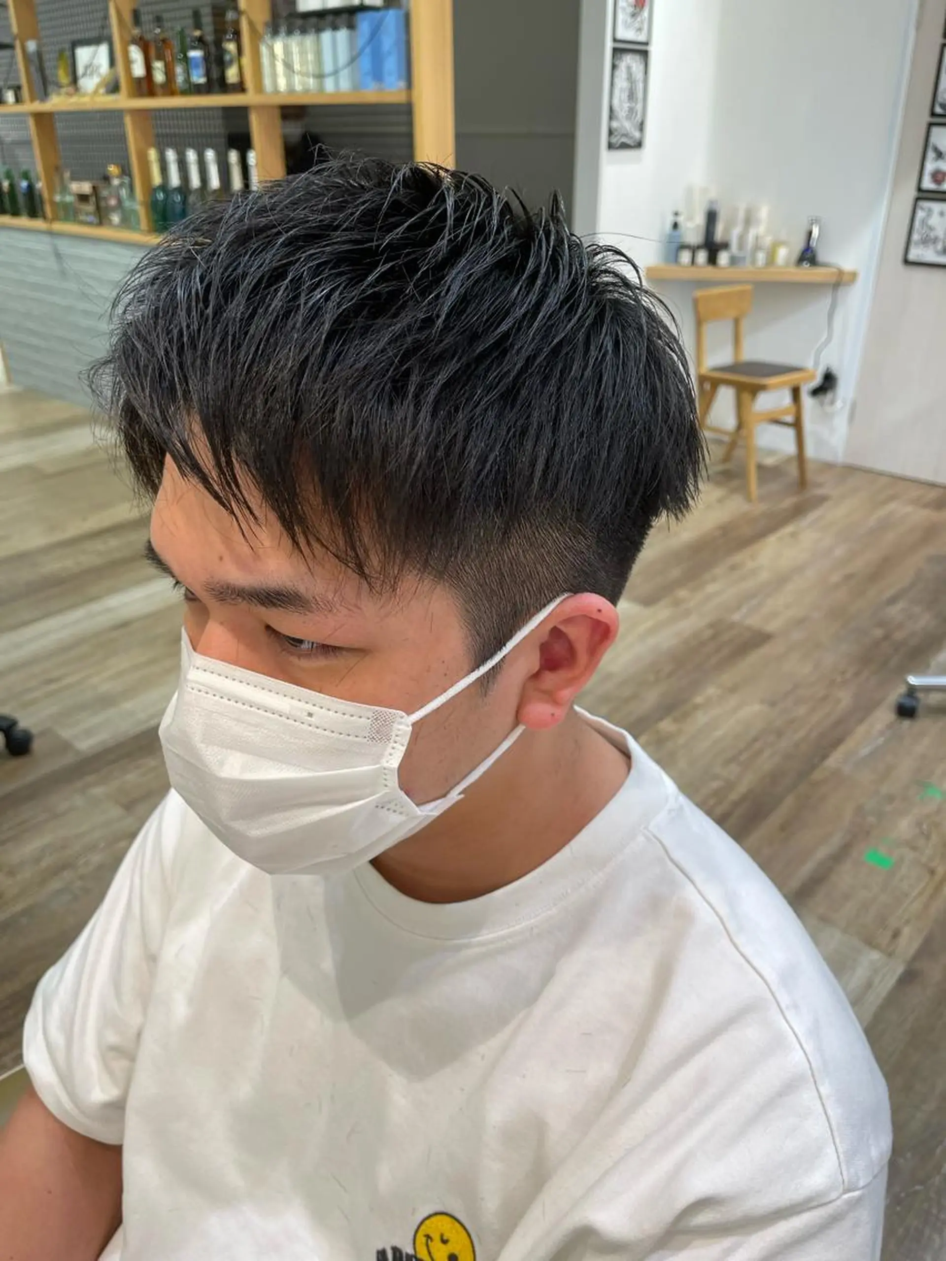 ショート メンズ カット メンズパーマ 北原寿樹のヘアスタイル