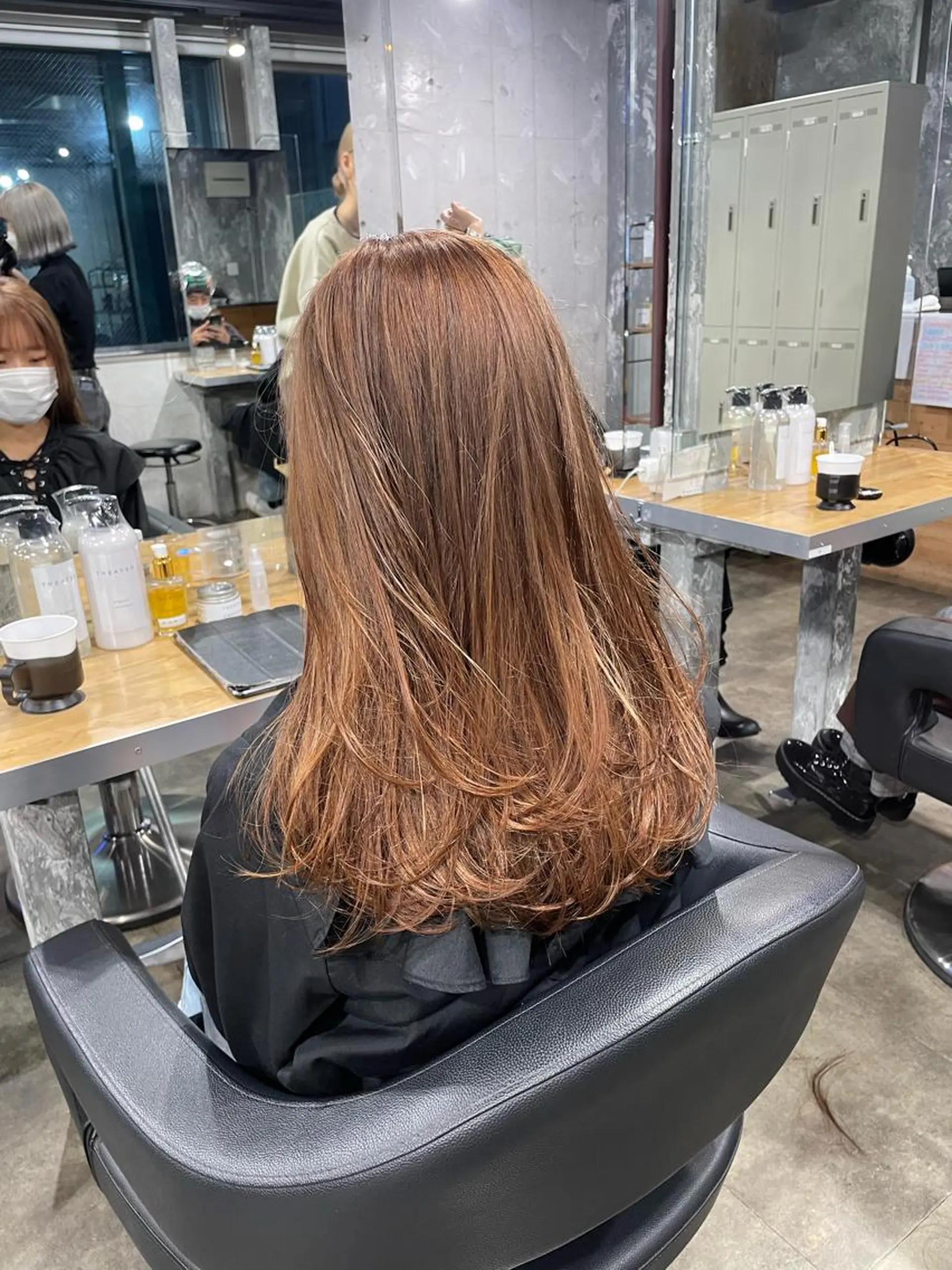 ロング カラー ヘアカラー トリートメント ヘッドスパ ヘアセット 赤み消しカラー 🍀JUNKIのヘアスタイル