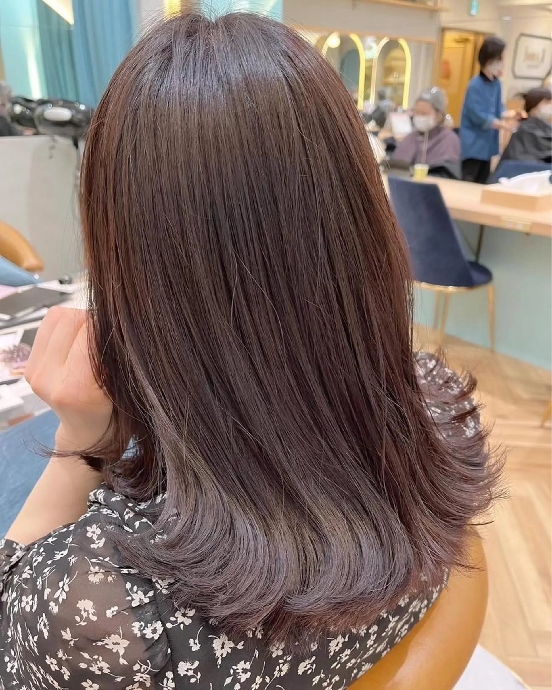 セミロング 🛑柔らか透明感 カラー🛑大谷のヘアスタイル