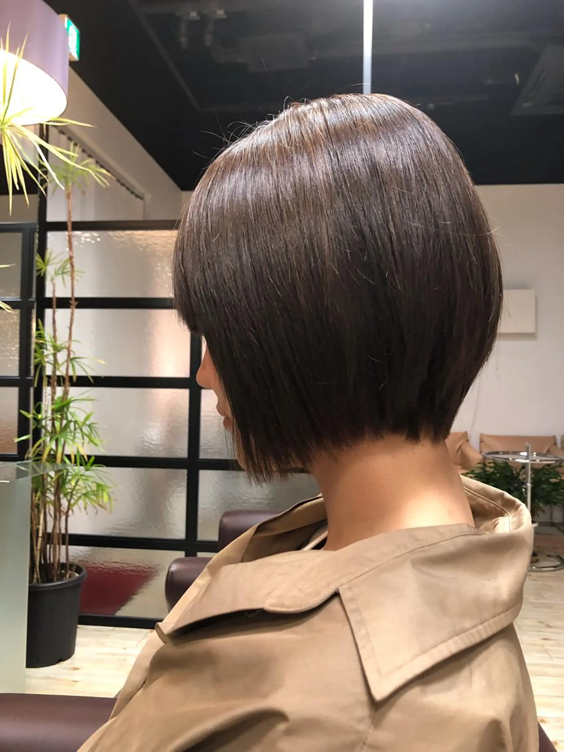 ショート ボブ 縮毛矯正 soso所属・丹下 鐘太郎のヘアスタイル