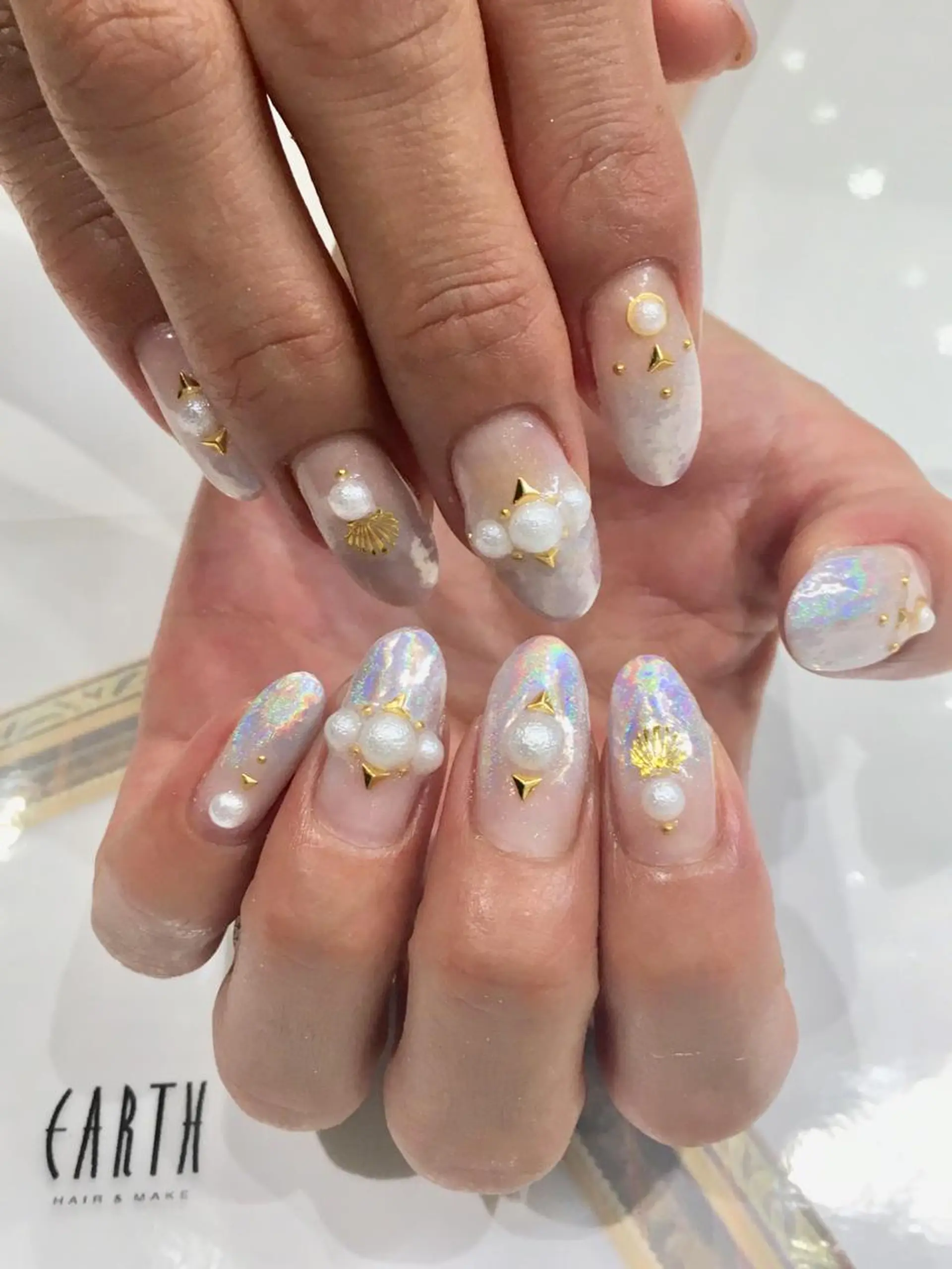 ネイル ハンドネイル 佐藤 まりえのネイルデザイン