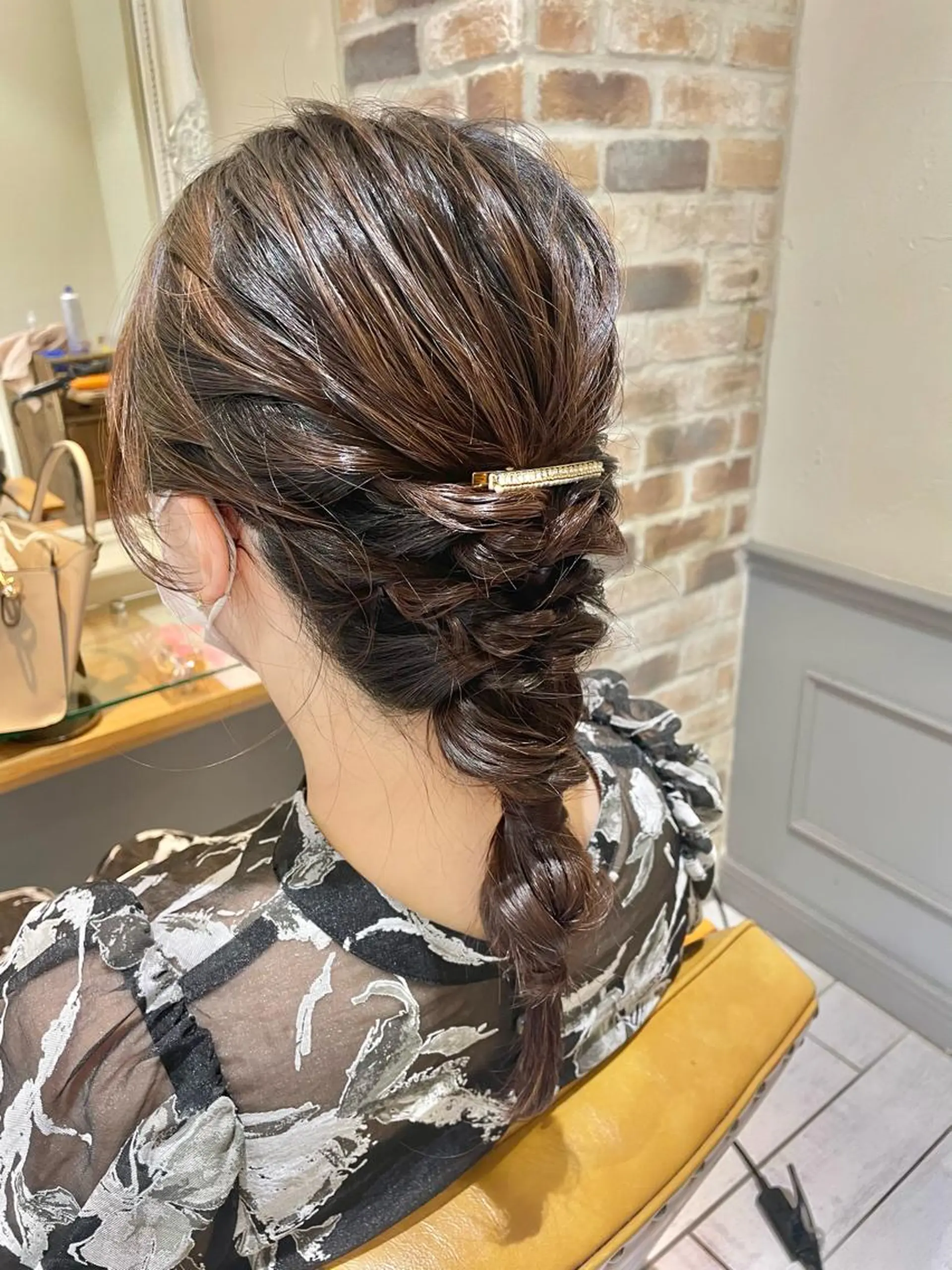 セミロング ヘアセット 佐久間 成恵のヘアスタイル