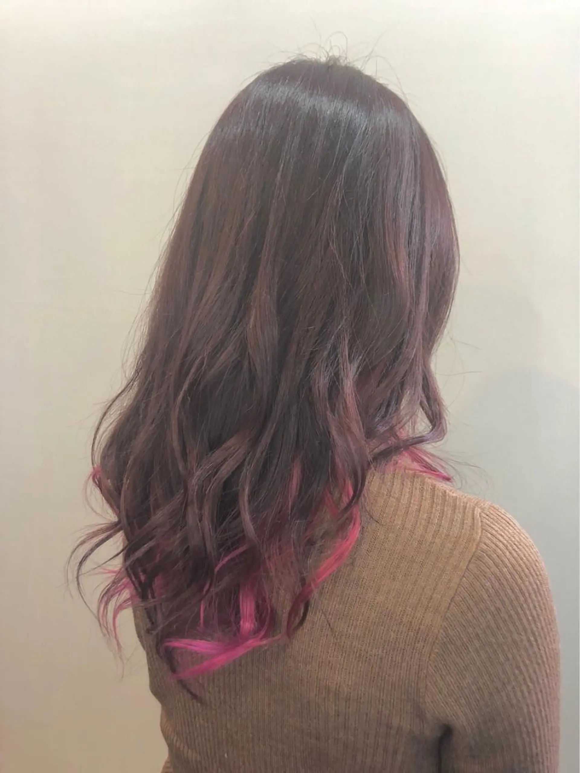 ロング カラー ブリーチ ピンクカラー カット ヘアカラー トリートメント ❣️モードケイズ塚口 和田一将のヘアスタイル