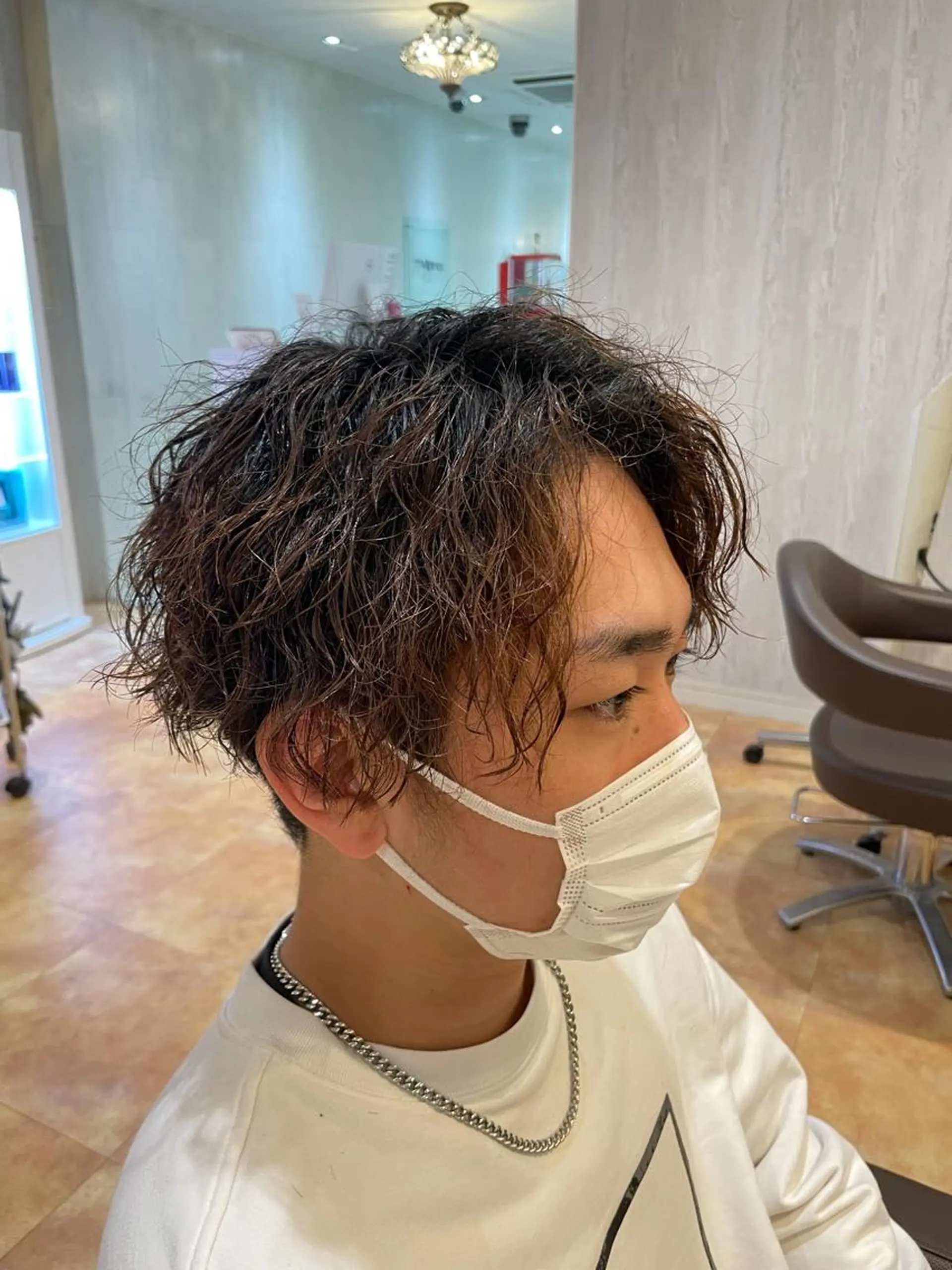 ショート パーマ メンズ カット パーマ トリートメント 🔥Mackey🔥 メンズ特化型美容師のヘアスタイル