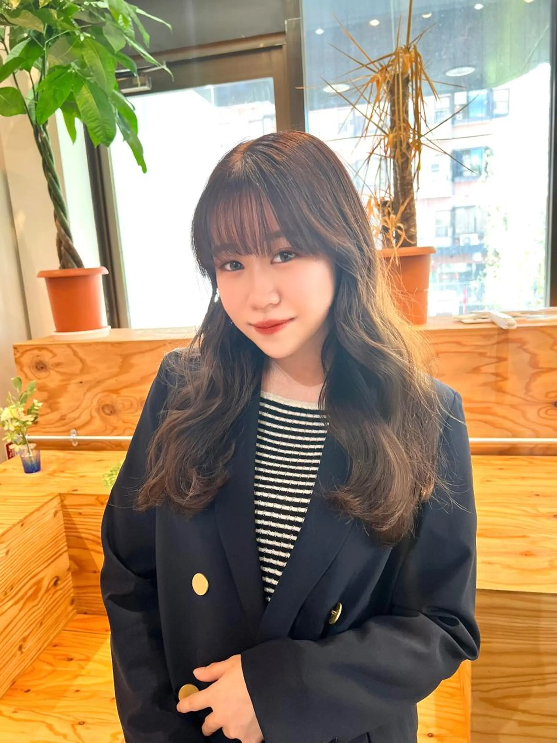 ロング カラー ヘアアレンジ 顔まわり職人🇰🇷 韓国ヘア/KAITOのヘアスタイル