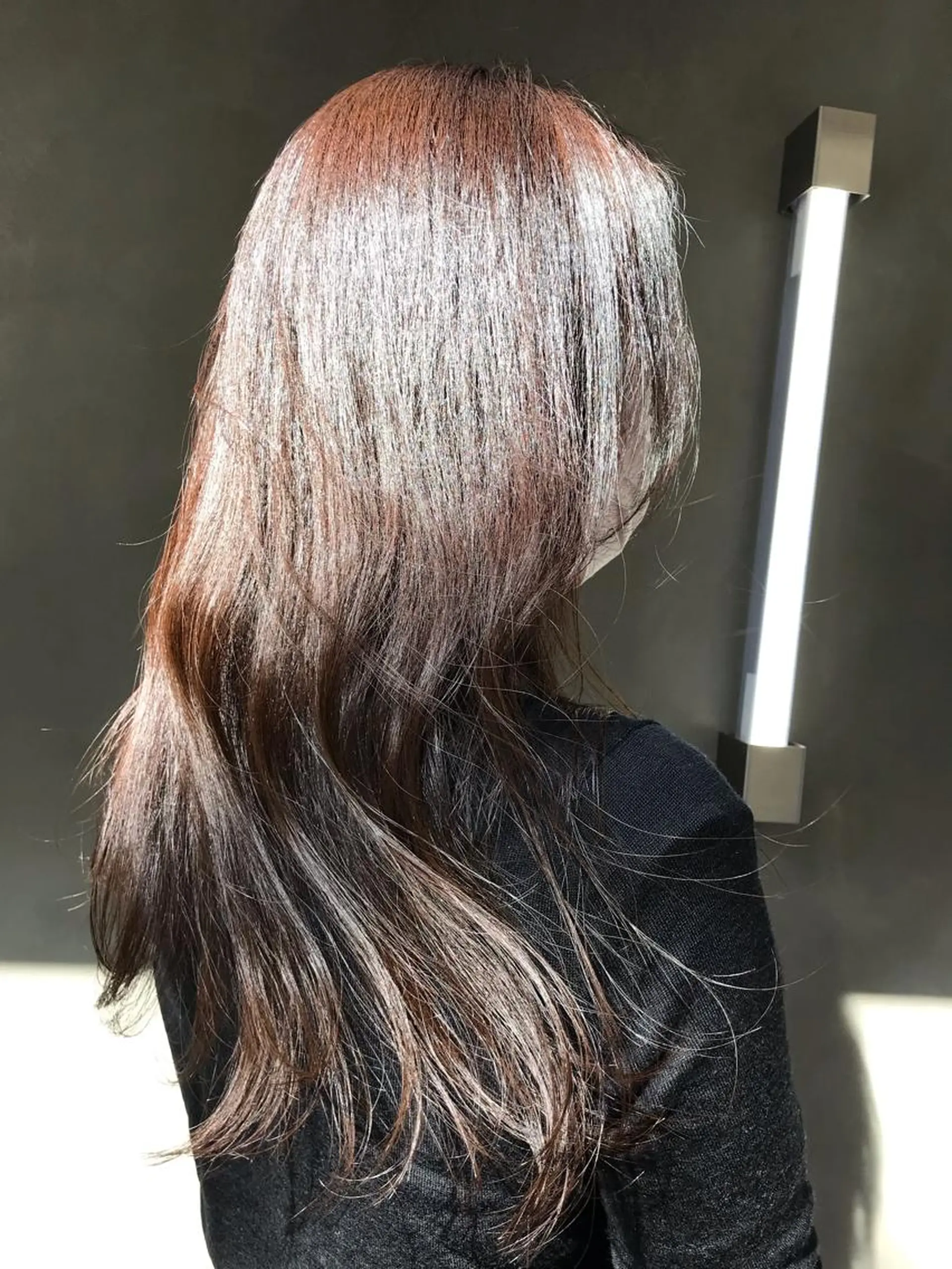 ロング カラー ヘアアレンジ ベージュカラー moi-meme.soe所属・タナカ リナのヘアスタイル