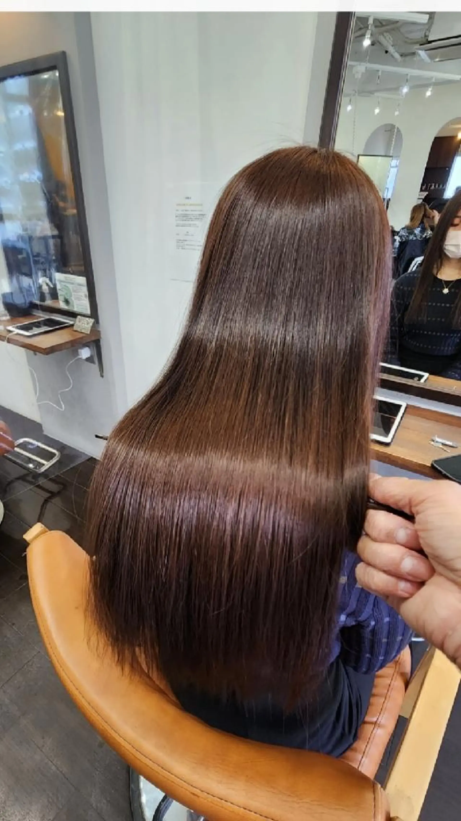 ロング 髪質改善 ロング 縮毛矯正 トリートメント 酸熱トリートメント ヒロセ シュウジのヘアスタイル