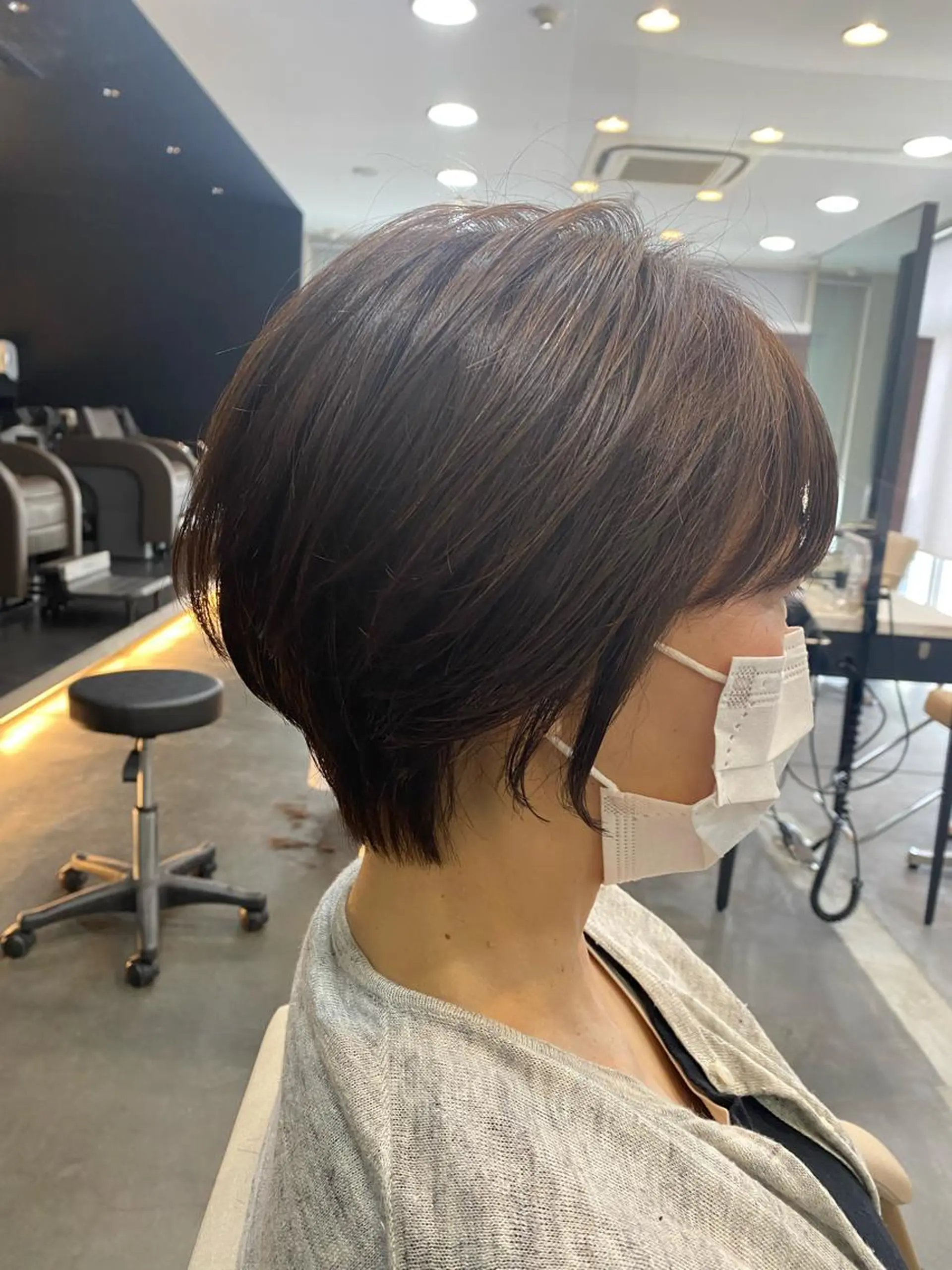 ショート ショートボブ ボブ ショートヘア カット ヘアカラー トリートメント ヘッドスパ BLENDby happiness所属・KAORU/絹髪 /髪質改善/奈良のヘアスタイル