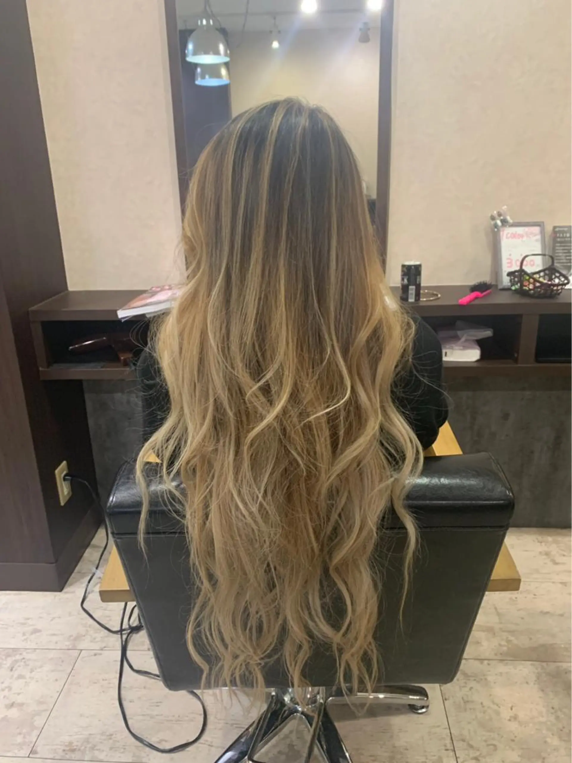 ロング レイヤーカット パーマ指名1位✨ 針尾 完のヘアスタイル