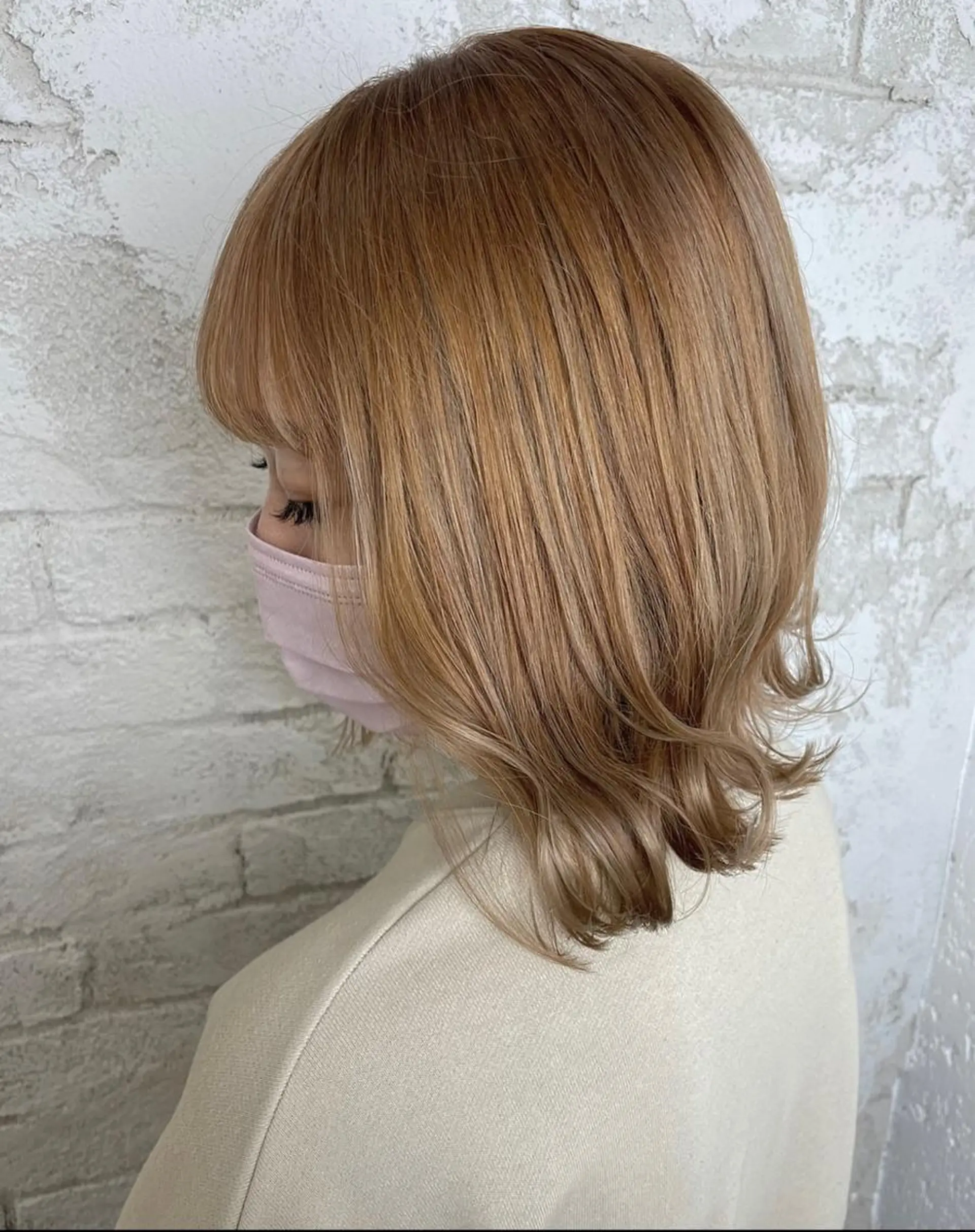 ミディアム カラー 🎀モテ髪ﾐﾙｸﾃｨ ｰ🎀yasunaのヘアスタイル