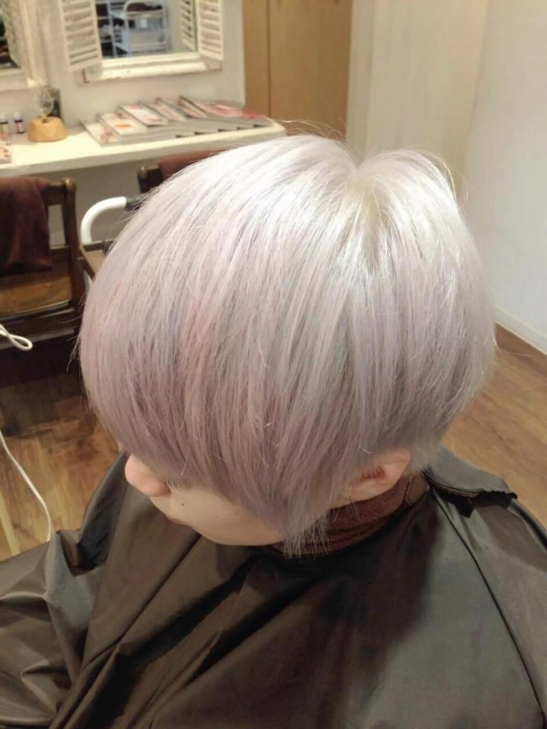 ショート パーマ ヘアアレンジ メンズ サロウィン柏所属・神山 昌子のヘアスタイル