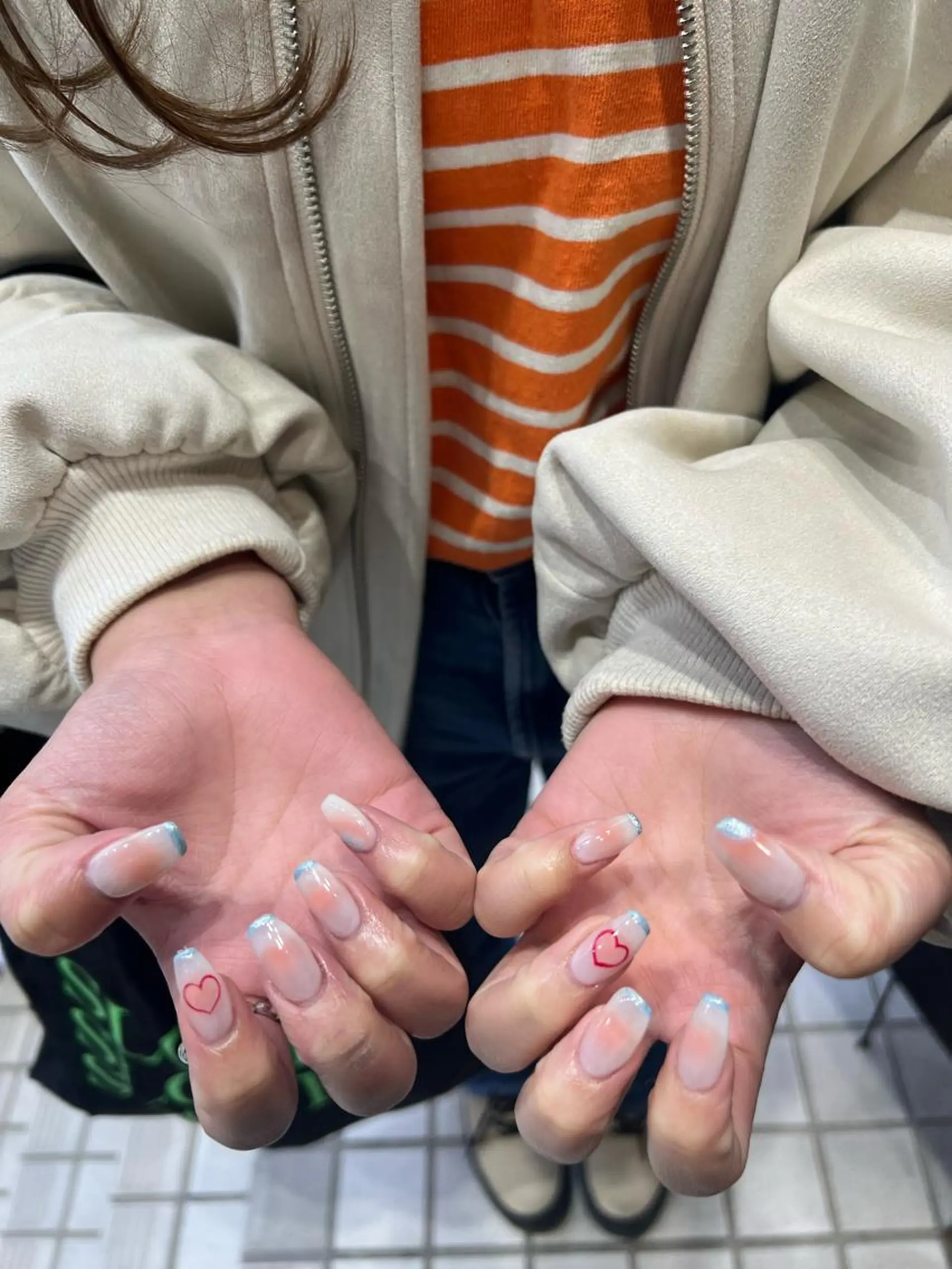 ネイル ハンドネイル なぽ ❤︎ y2k/韓国nailのネイルデザイン