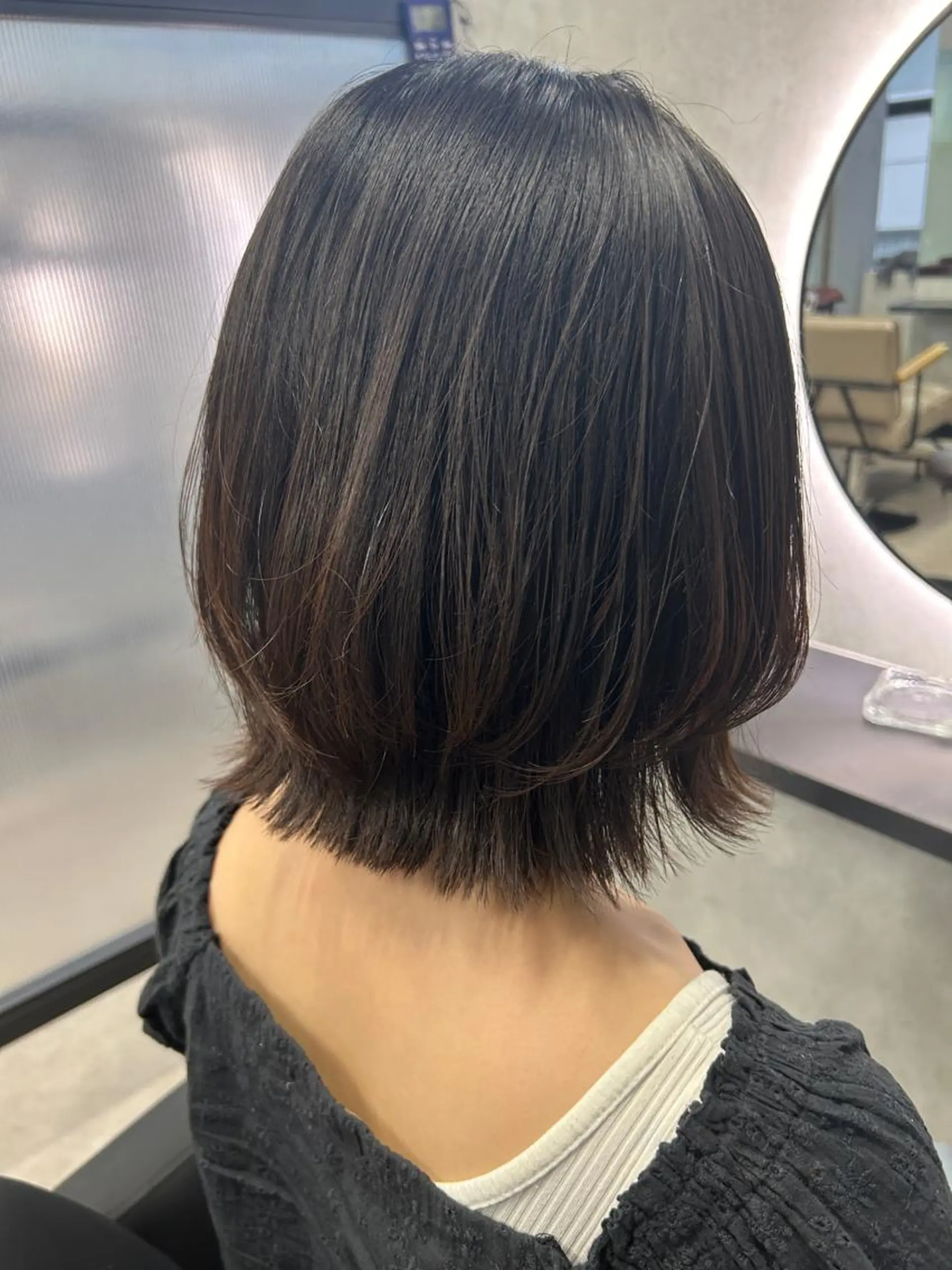 ミディアム カット ヘアカラー トリートメント 新宿/美髪矯正 髪質改善/韓国風山本のヘアスタイル