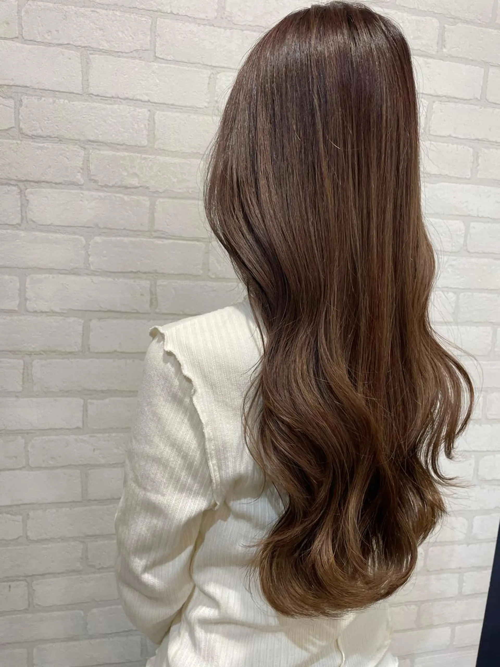 ロング カラー カット ヘアカラー トリートメント 透明感カラー💎 AYAのヘアスタイル