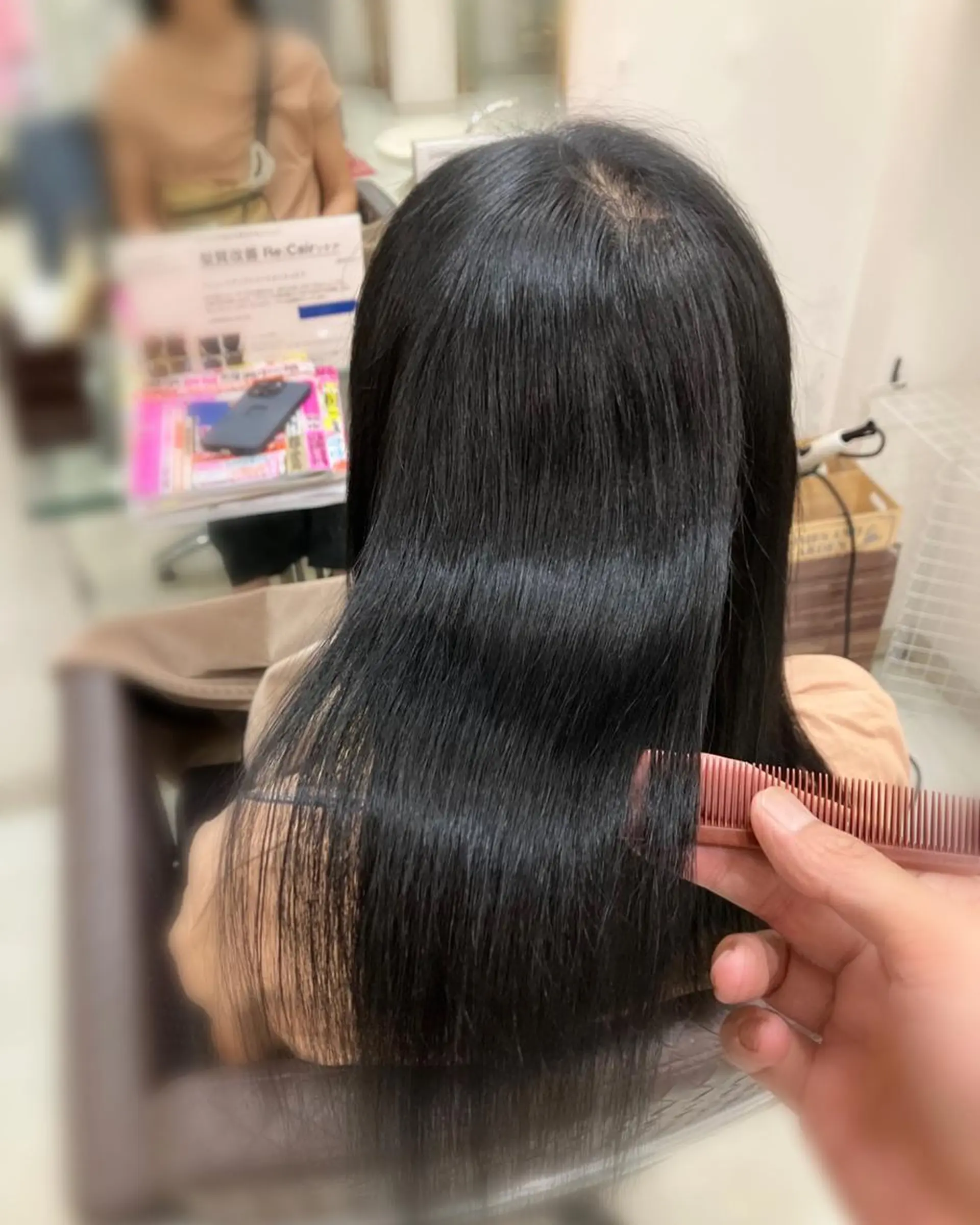 ミディアム 縮毛矯正 💐リラジュネス💐 美髪Salon💫のヘアスタイル