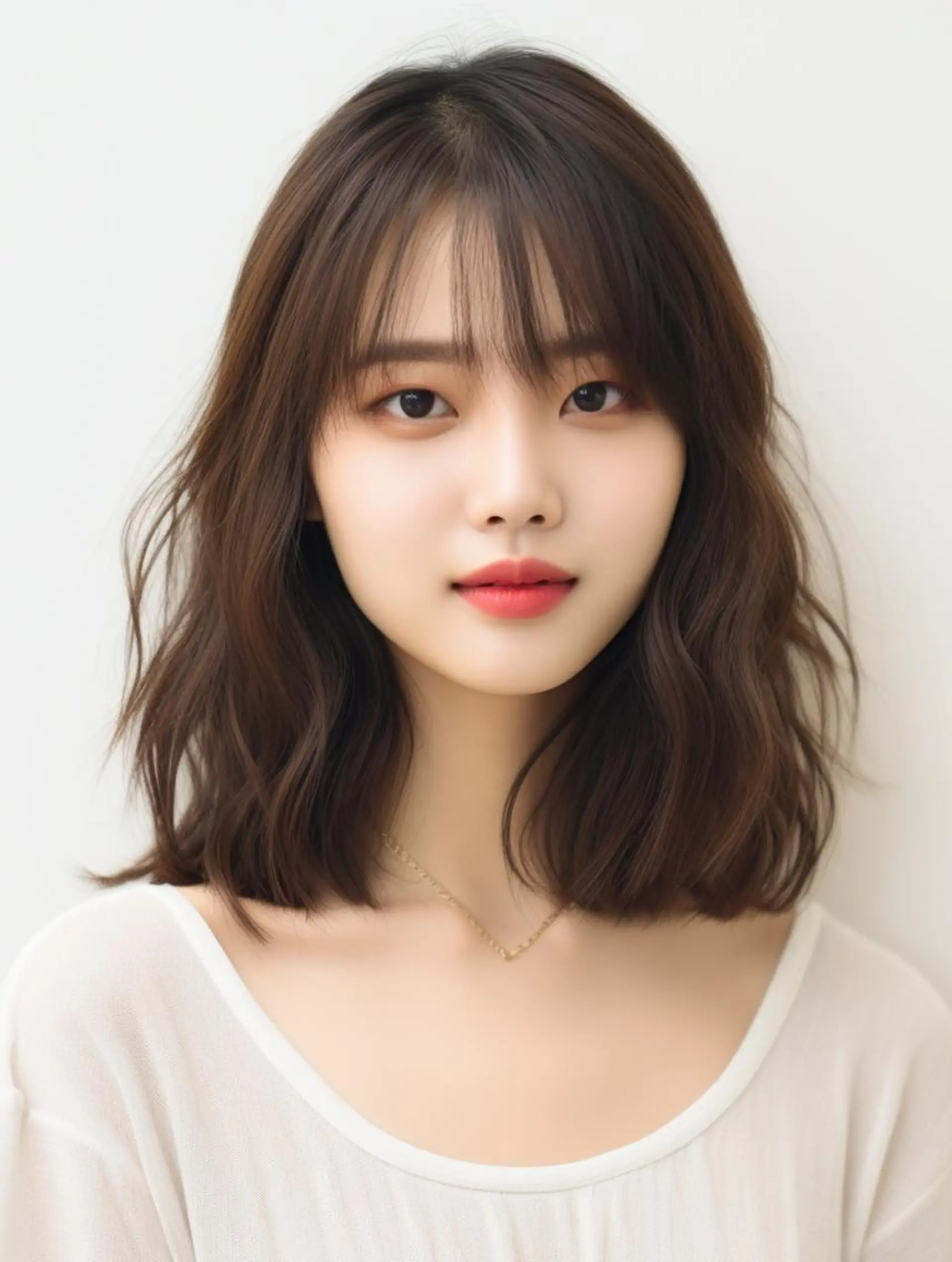 セミロング カラー Lehm所属・表参道/さあ や/大人ナチュラルのヘアスタイル