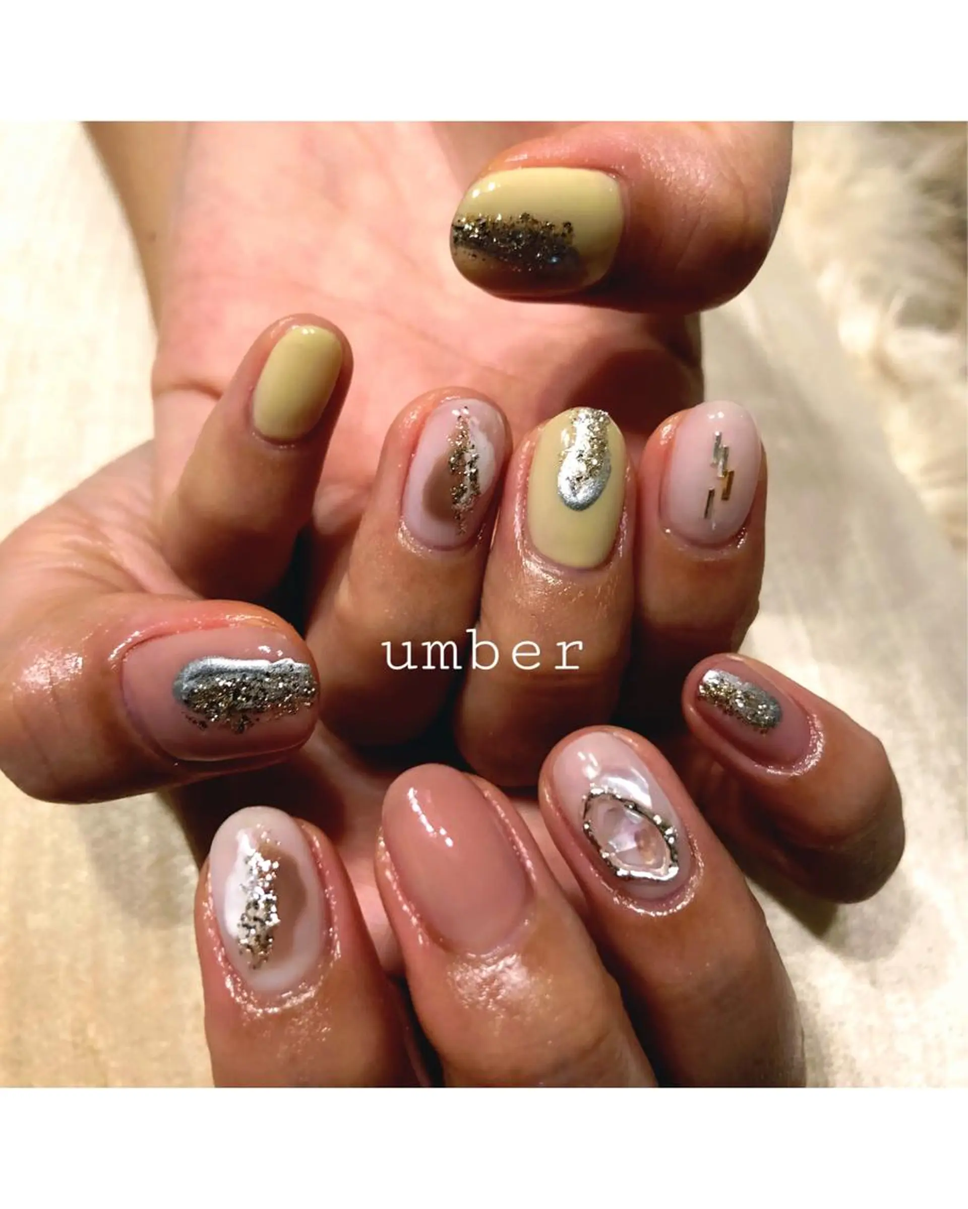 ネイル アートネイル クリアネイル フットネイル マグネットネイル メンズネイル ハンドネイル umber 三茶1分のネイルデザイン