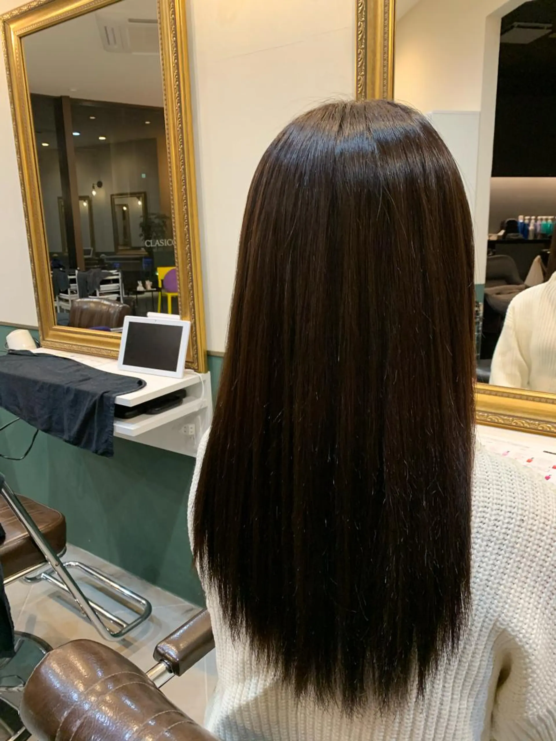 ロング 大木 華のヘアスタイル