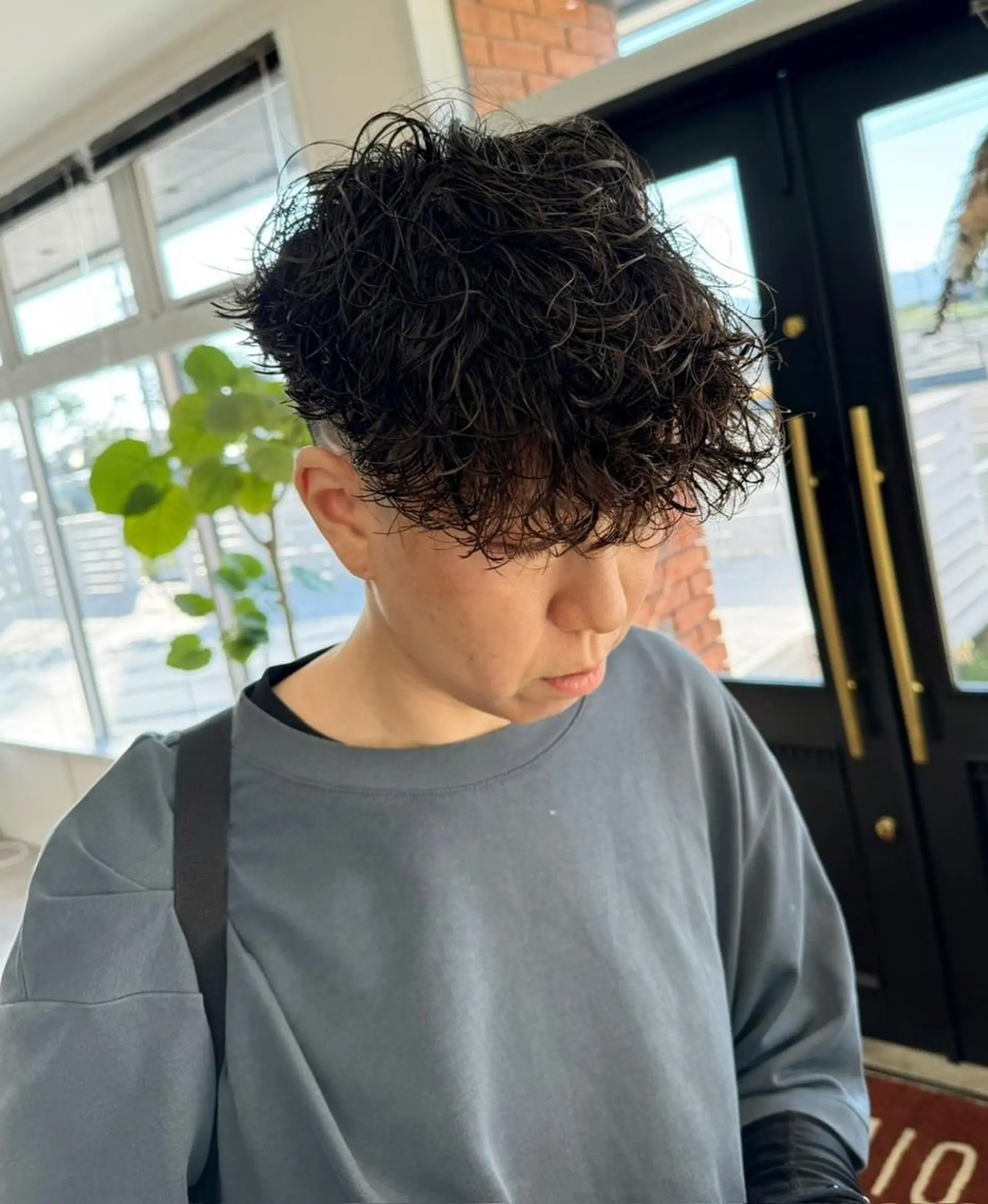 ショート メンズ パーマ メンズモデル募集中✨ 髪質改善/岩元のヘアスタイル