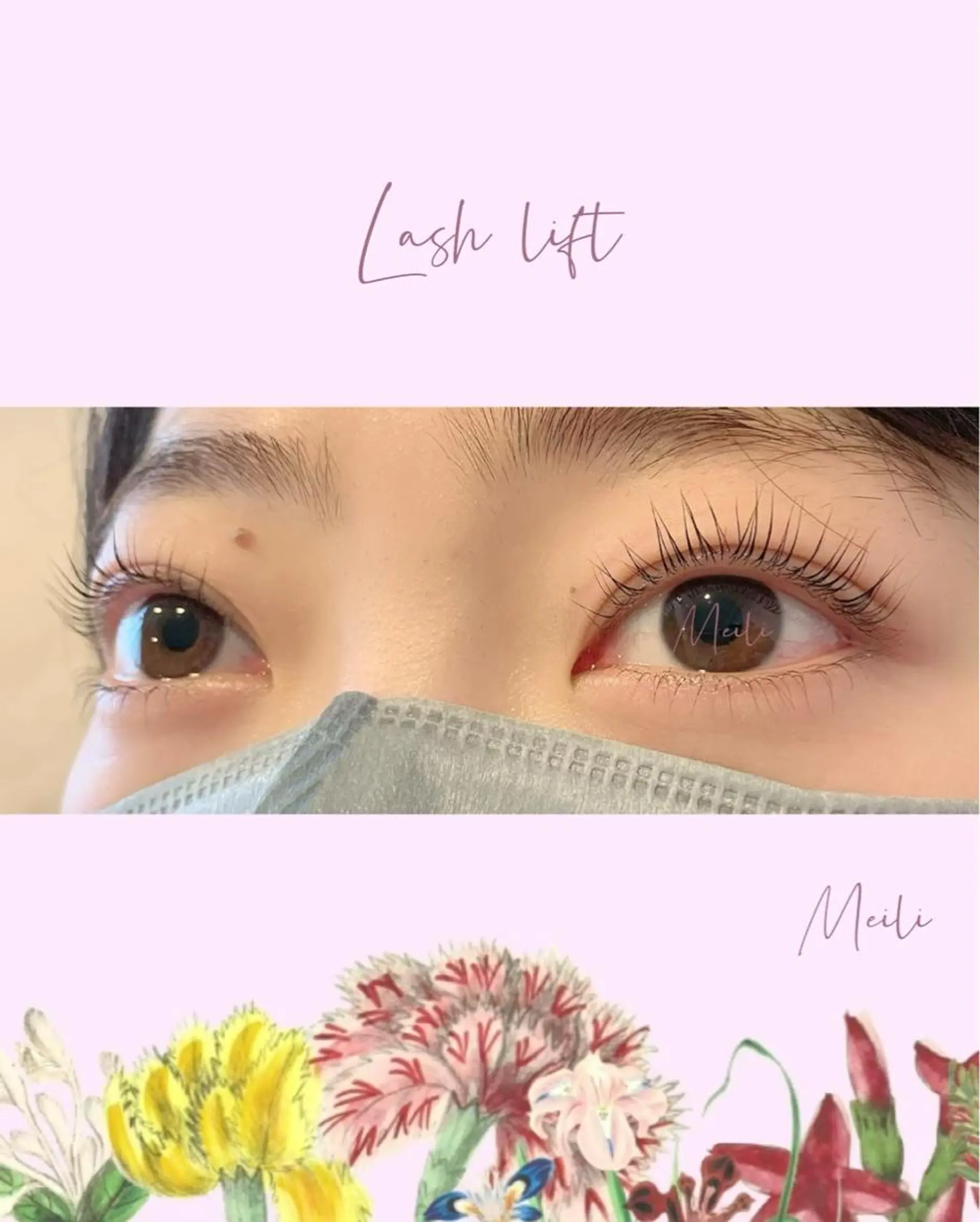 マツエク・マツパ フラットラッシュ まつげパーマ Eyelash Salon Meili所属・Sayo Naraharaのマツエク・マツパデザイン