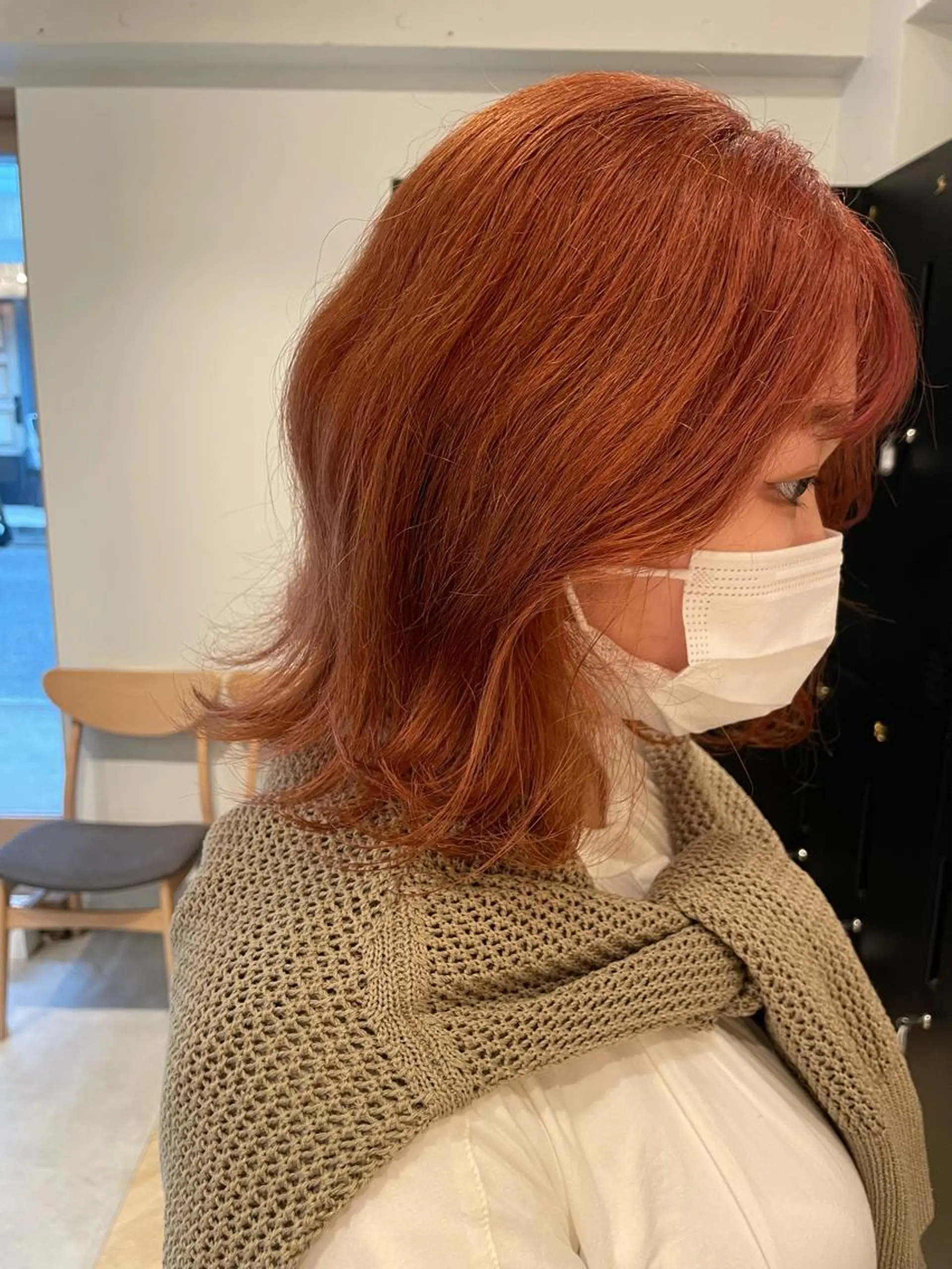 ミディアム カラー カット ヘアカラー トリートメント SALOWIN下北沢所属・hazuki 🌝のヘアスタイル
