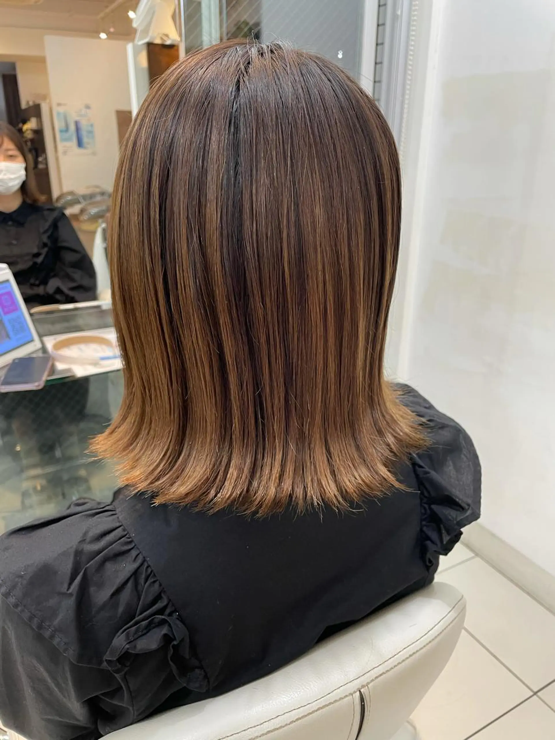 ロング 切りっぱなしボブ ボブ 似合わせカット 美容学生必見❣️お得 クーポン有り💓池辺のヘアスタイル