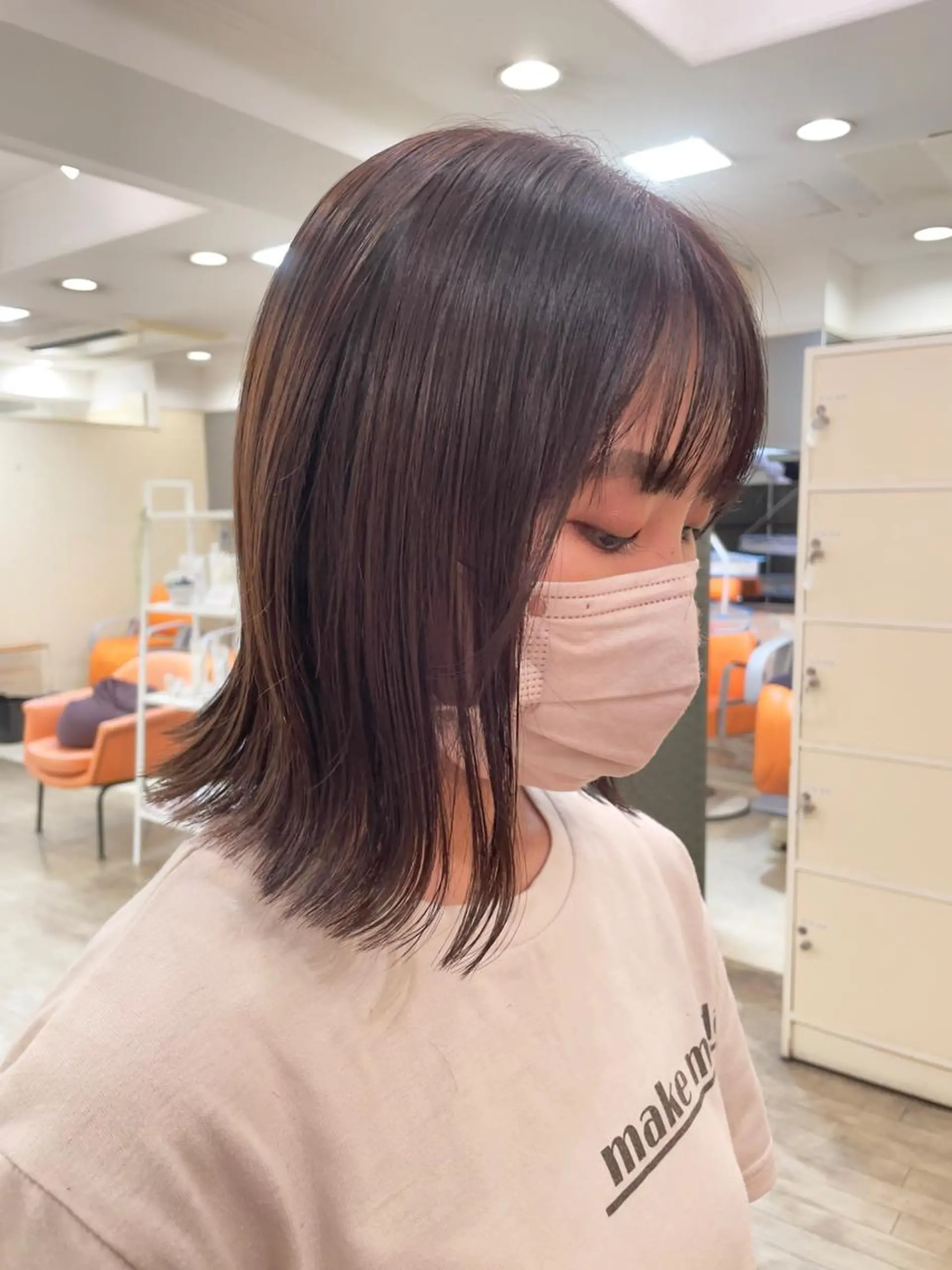 ミディアム 外ハネヘア 🐺高椋 海/ウルフ/レイヤーのヘアスタイル