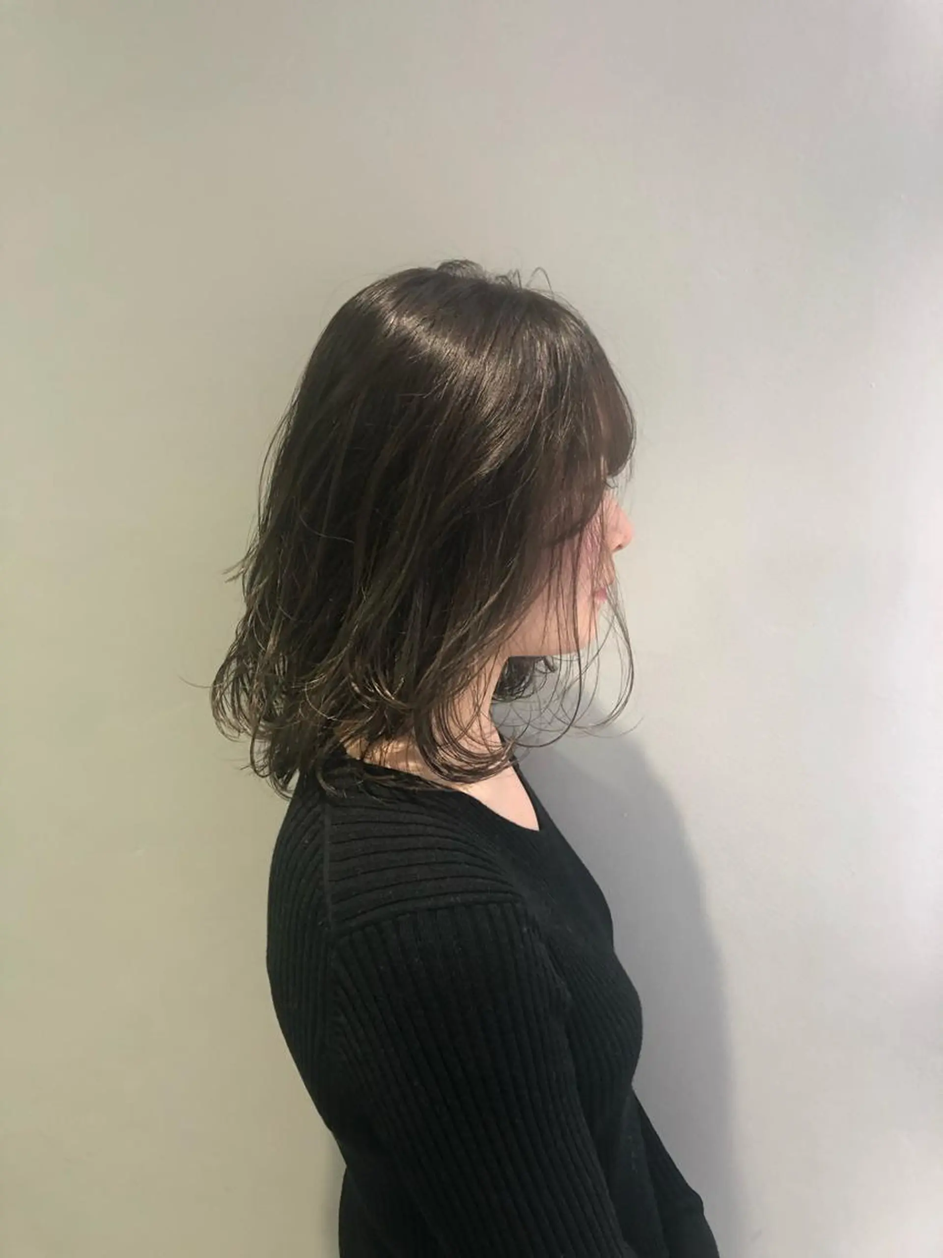 ミディアム カラー カット ヘアカラー トリートメント ヘアセット 🍃柔らかヘアー田中 瑞希🍃のヘアスタイル