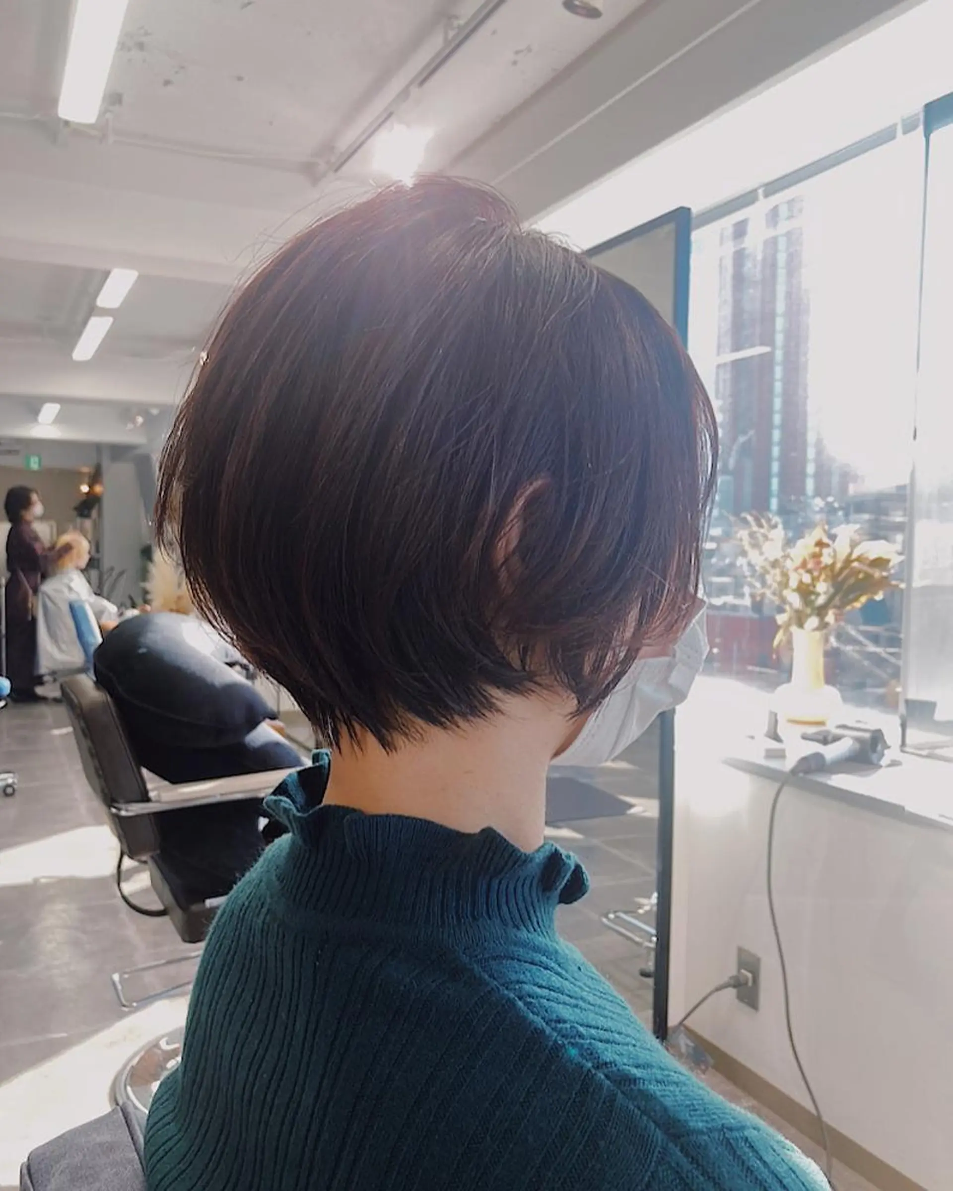 ショート カラー ショートヘア 佐伯 和佳のヘアスタイル