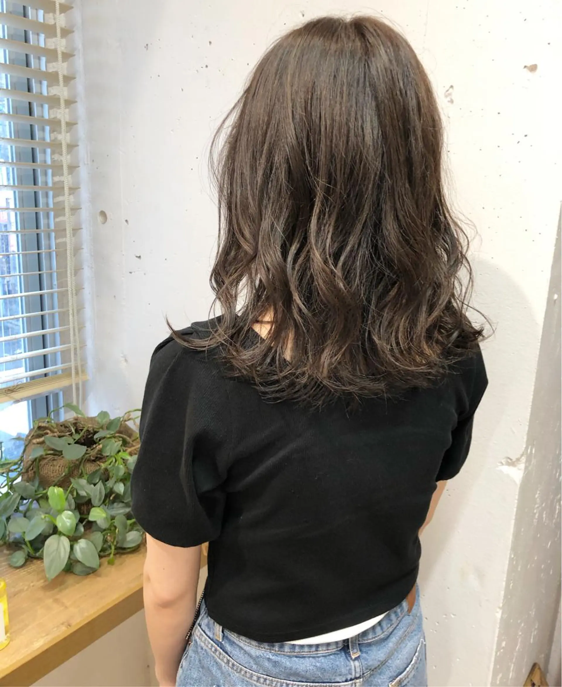 セミロング ハイライト 🌷ボブ/髪質改善 ストレートのヘアスタイル