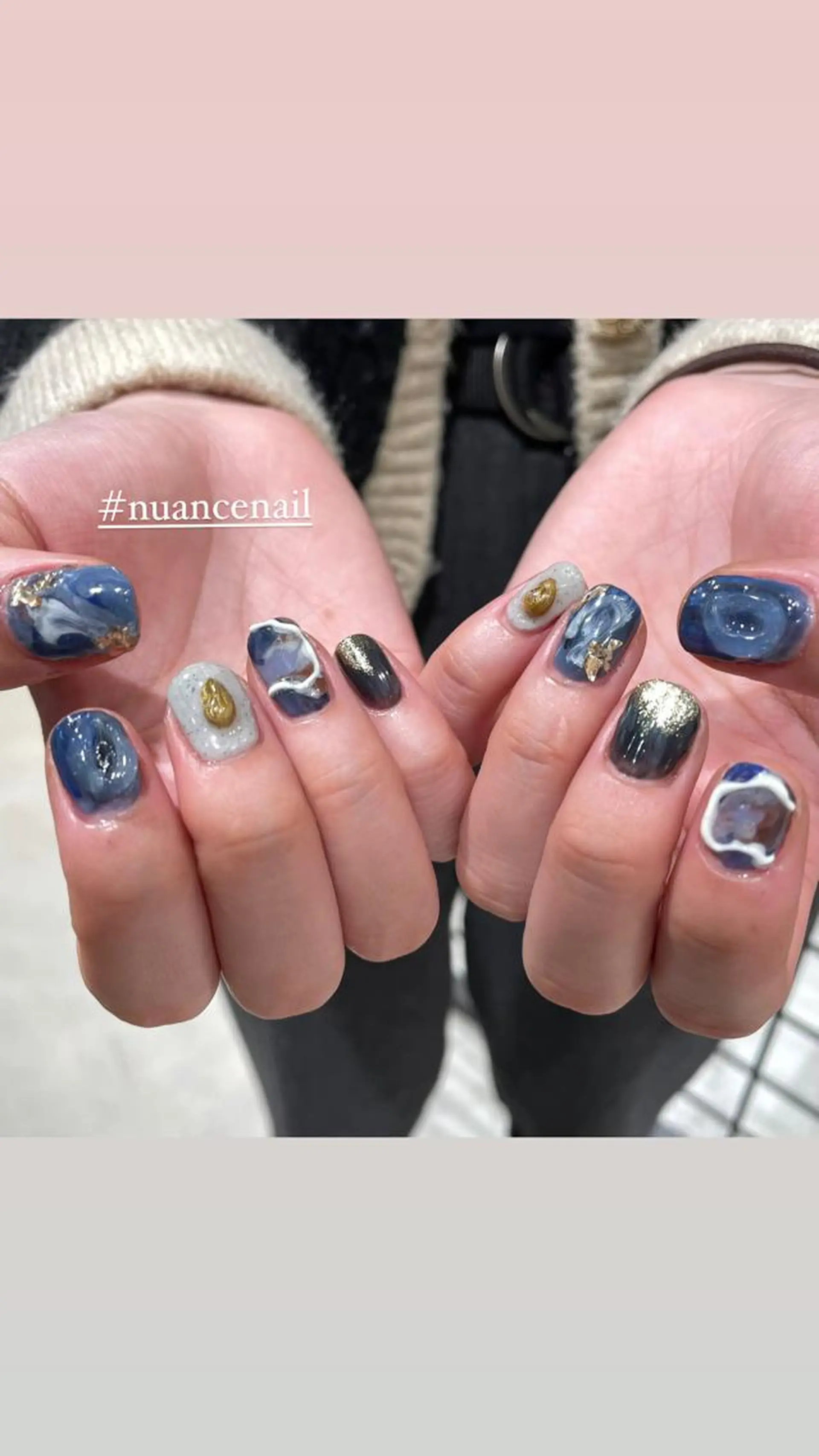 ネイル ニュアンスネイル ハンドネイル 淡色ネイル 🎀moeのネイルデザイン