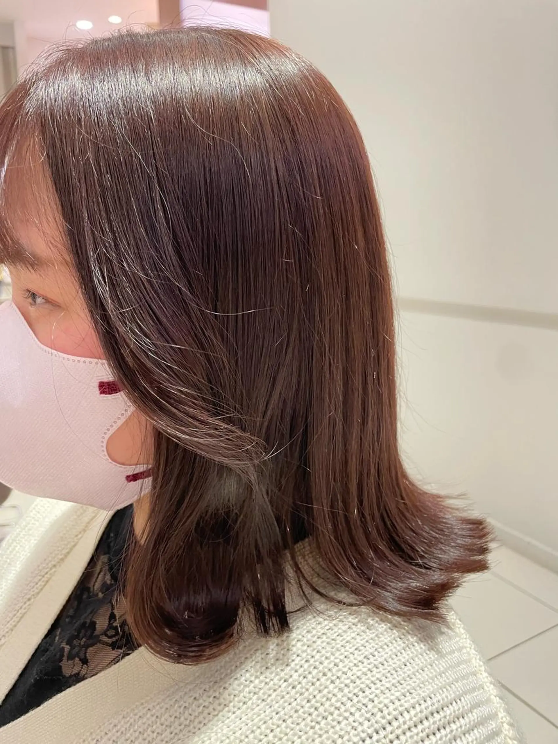 ミディアム ピンクブラウン 🫧大人可愛く🫧 renaのヘアスタイル