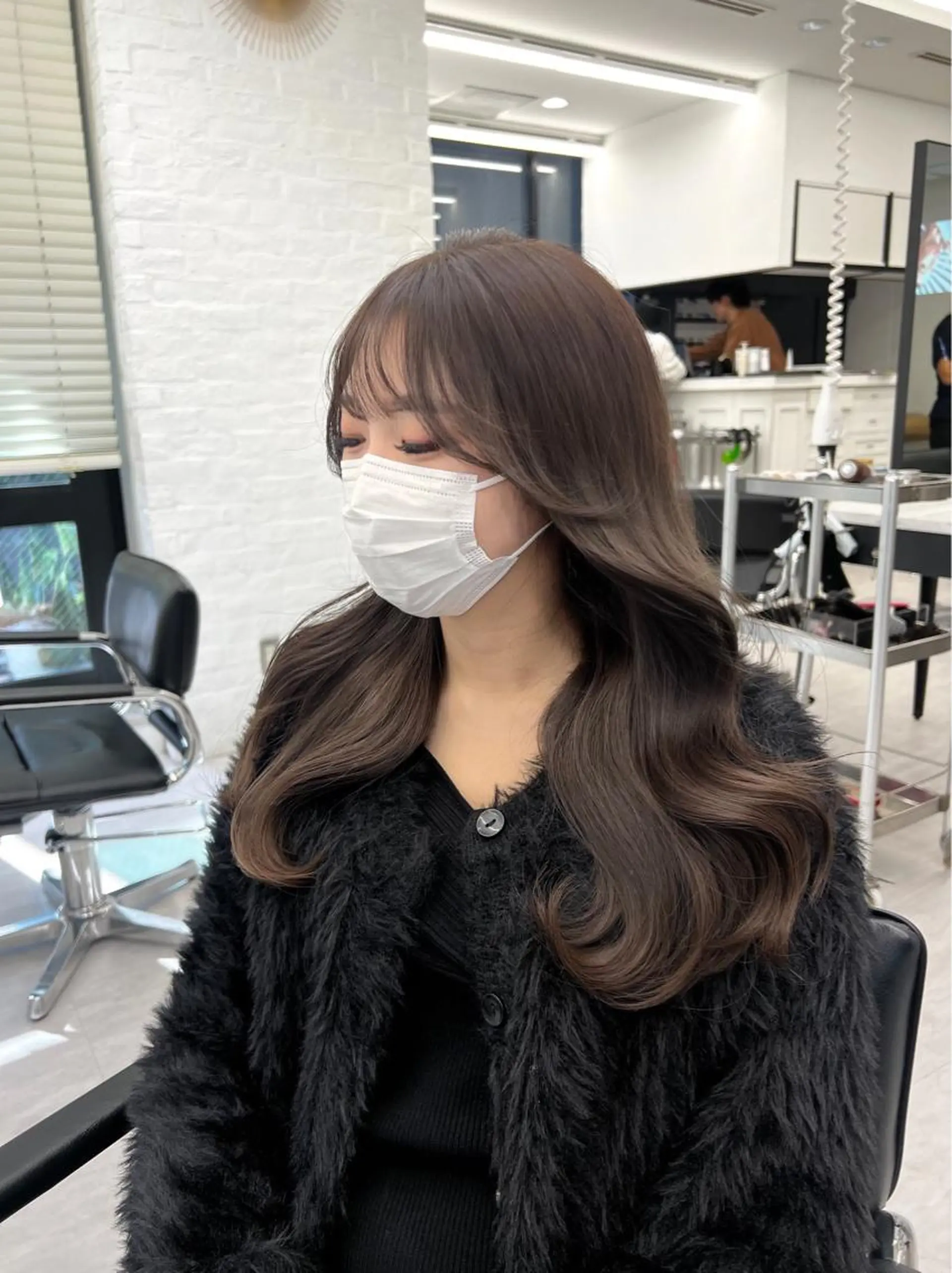 ロング 韓国ヘア♡ 顔まわりカットayaのヘアスタイル