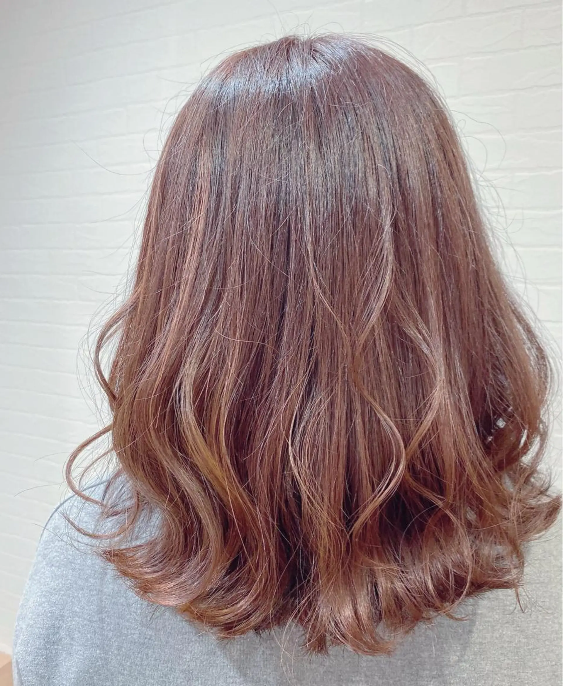 ミディアム カラー ピンクカラー GRANLUSSO 〜グランルッソ駅前店所属・木口 嘉美のヘアスタイル