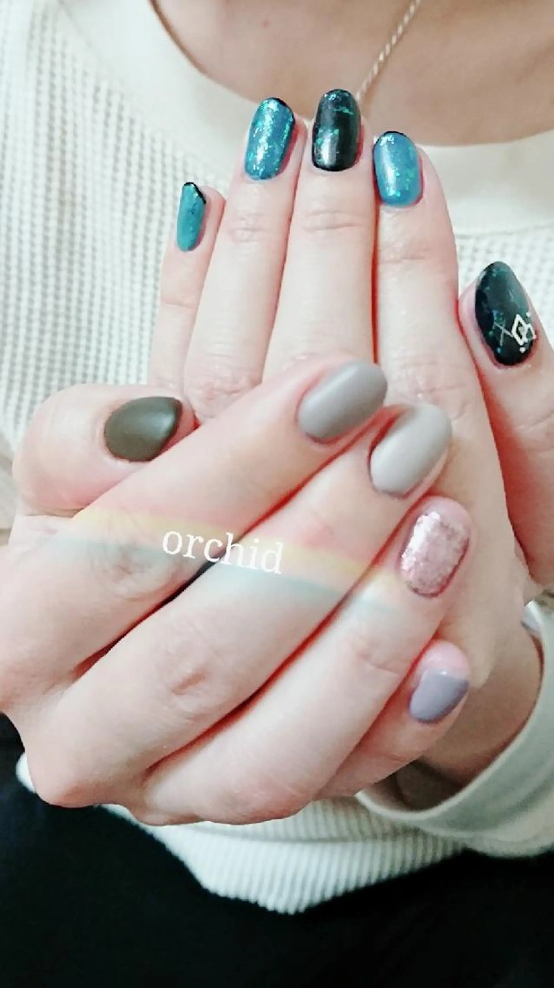 ネイル orchid ♡オーキッドのネイルデザイン