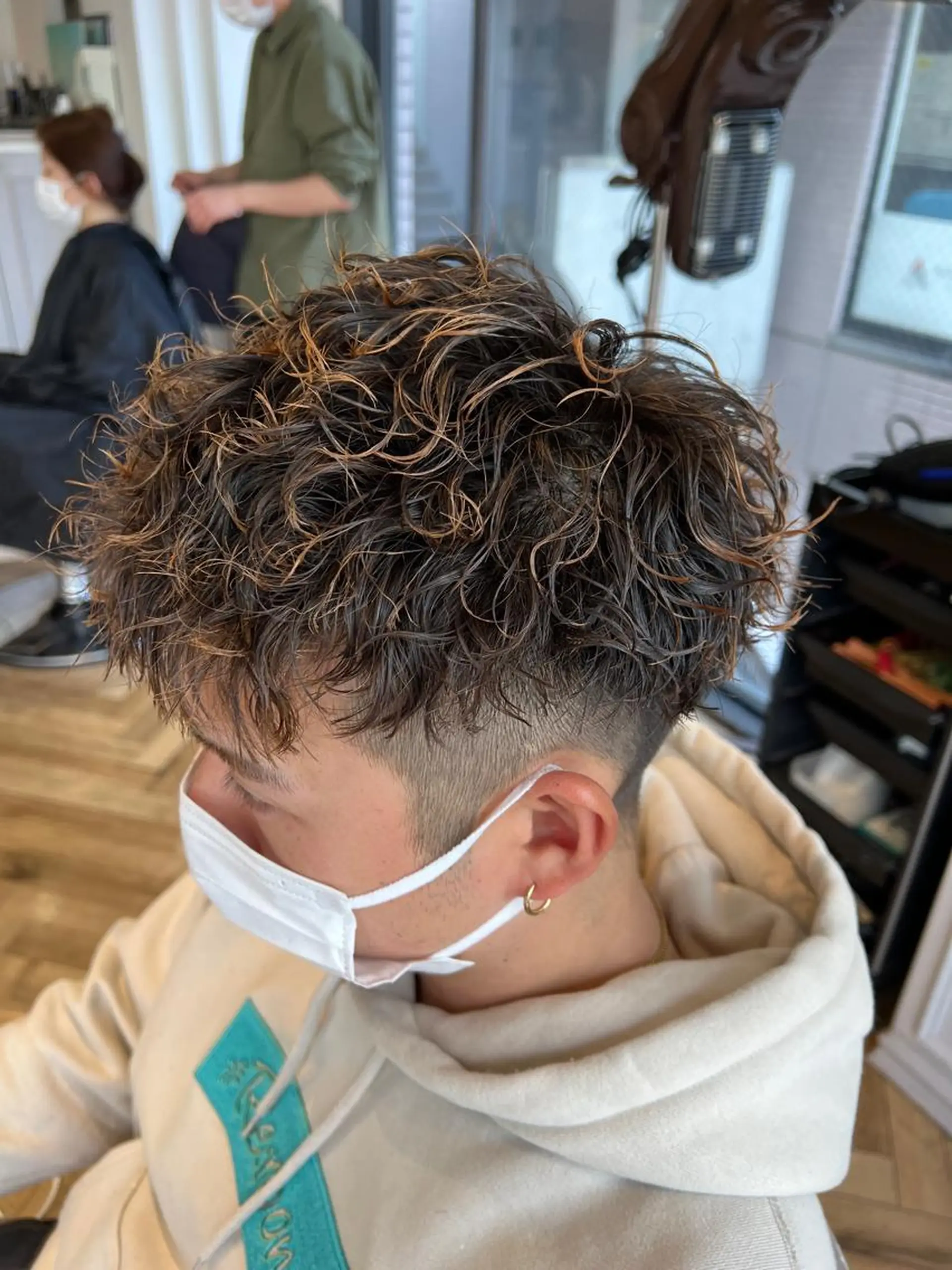 ショート パーマ メンズ メンズ特化 ナカネ カツヤのヘアスタイル