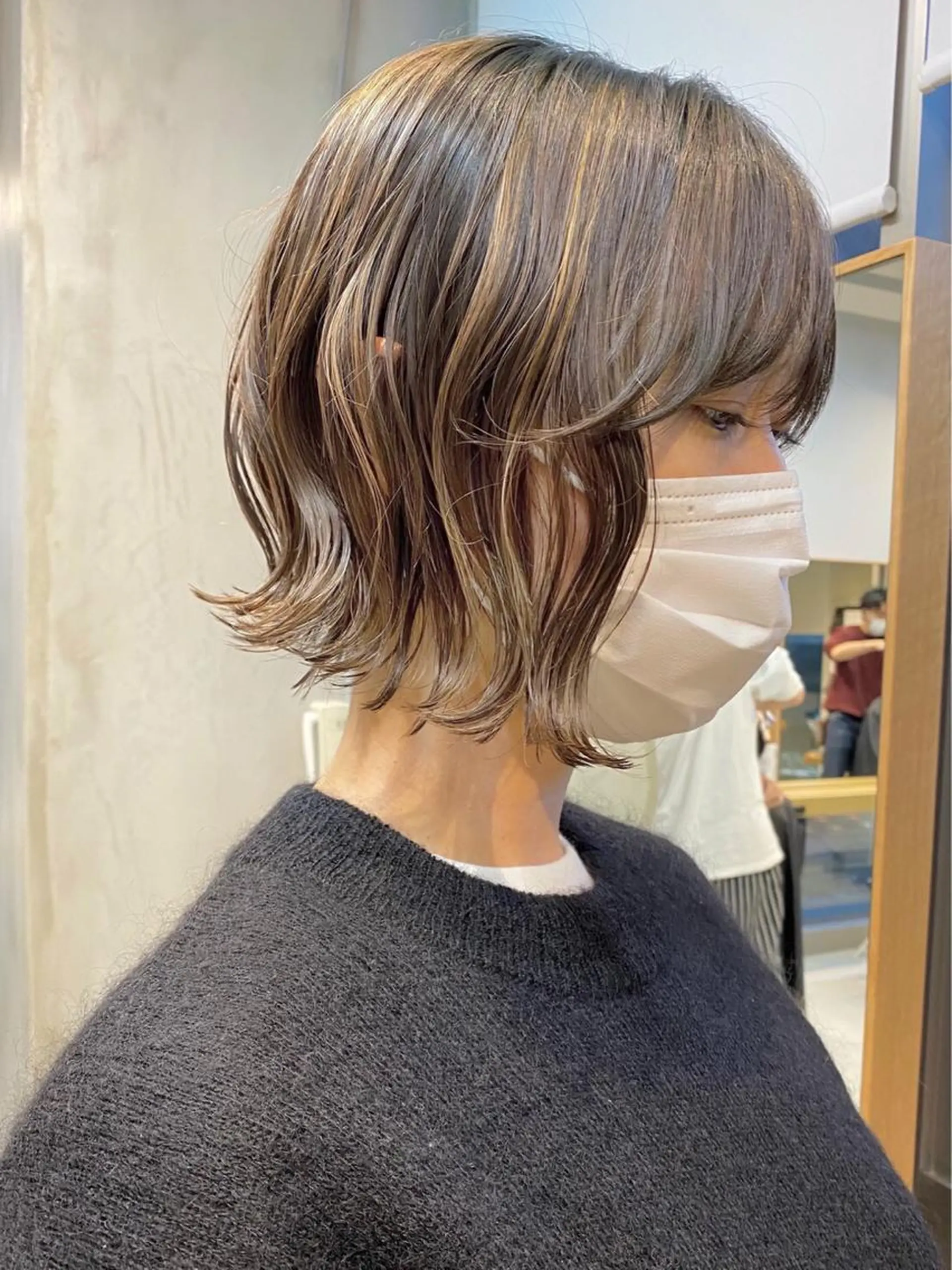 ショート カラー ヘアアレンジ ハイライトカラー ハイライト ショートヘア原宿 fifth コシのヘアスタイル