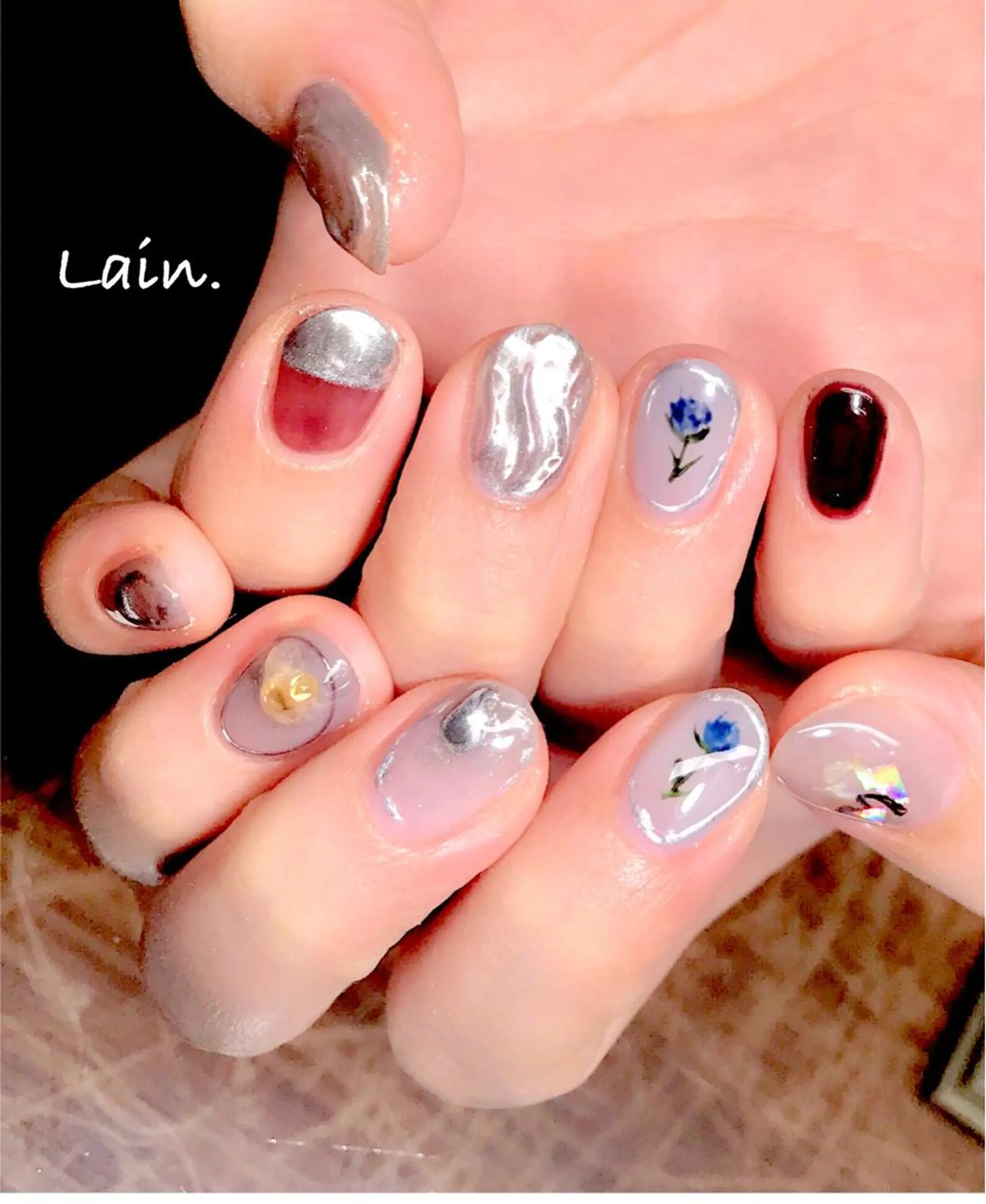 ネイル Liennail 持込デザインやり放題のネイルデザイン